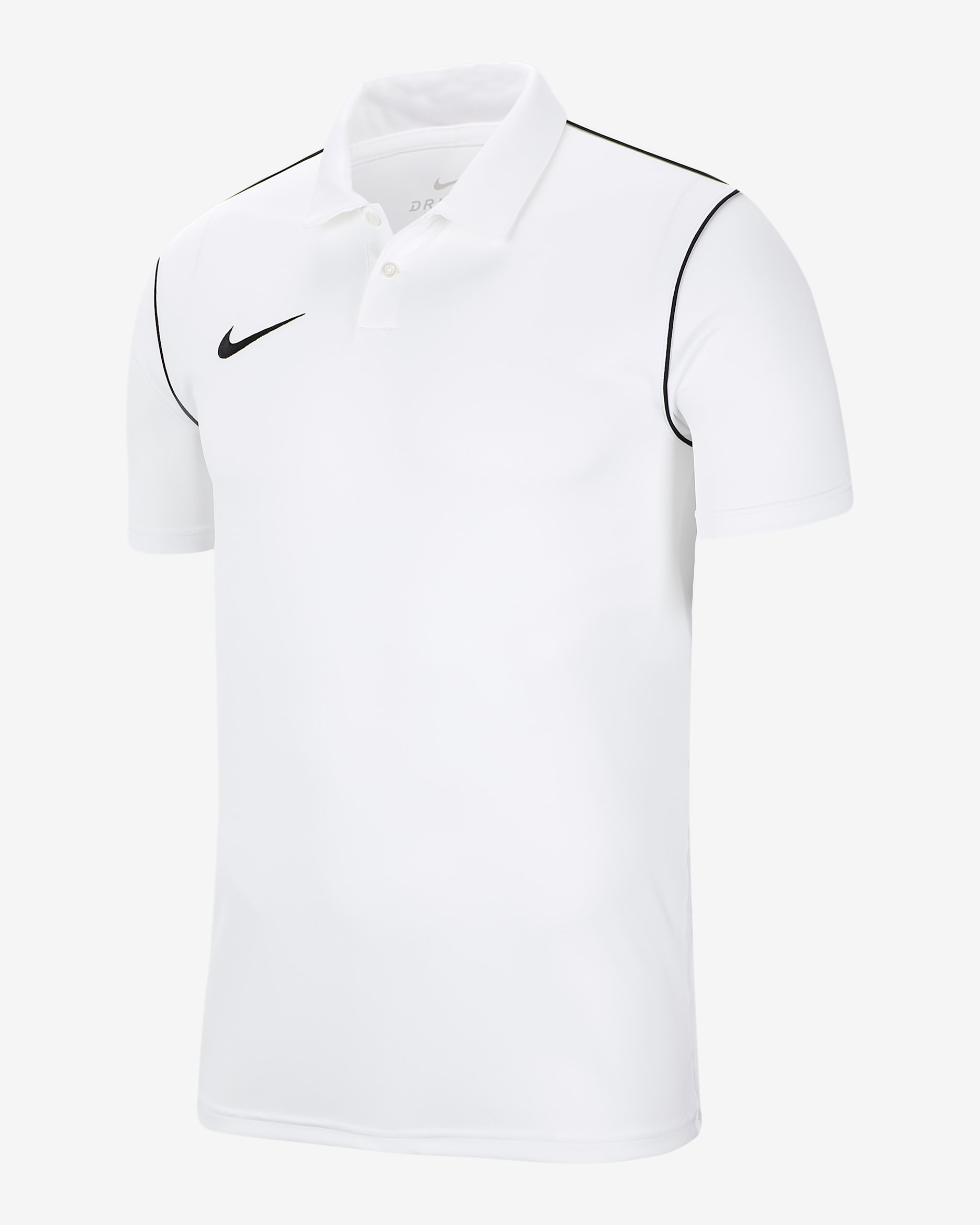 ナイキ Dri-FIT パーク メンズ サッカーポロ - ホワイト/ブラック/ブラック