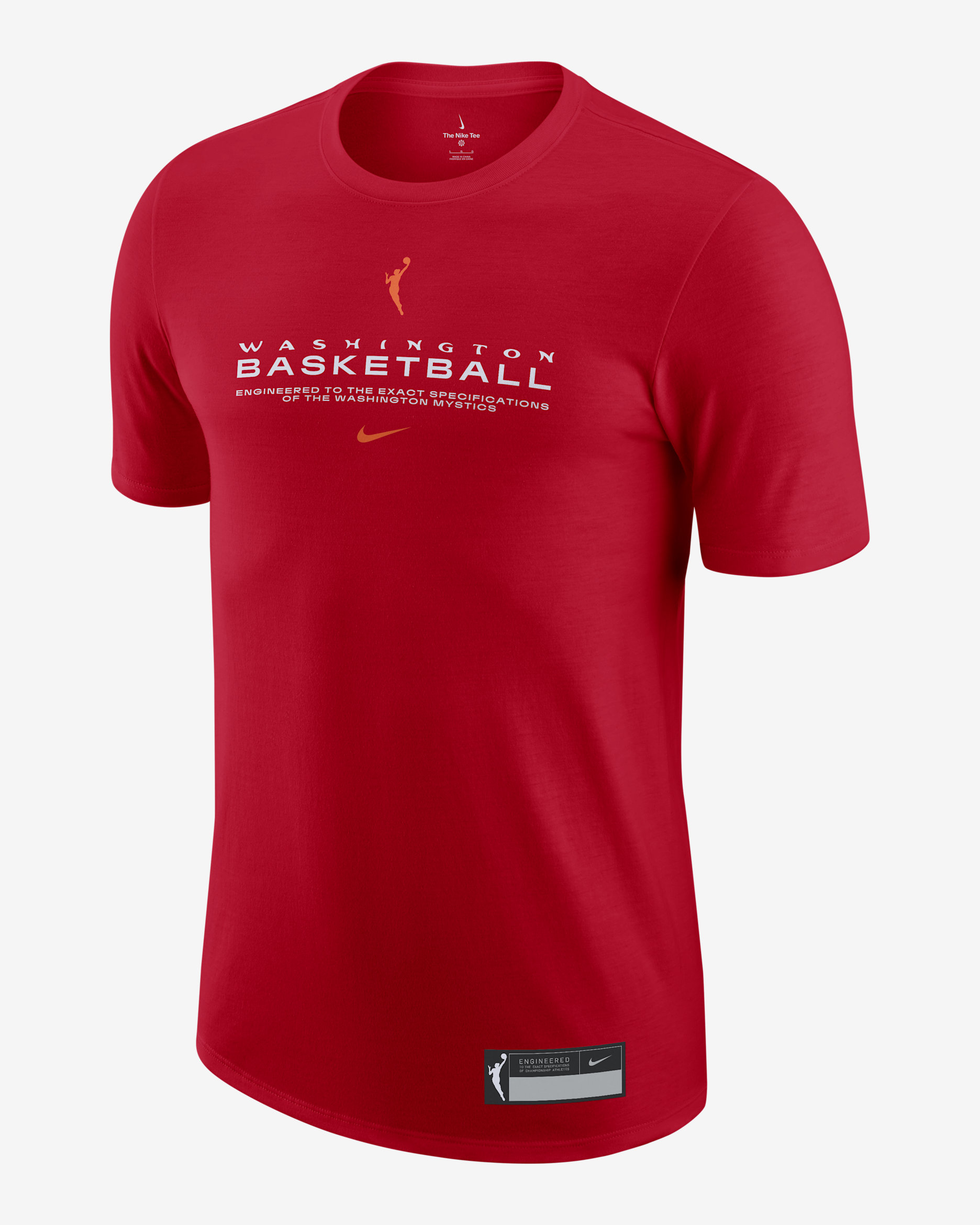 Playera de entrenamiento Nike Dri-FIT WNBA Washington Mystics Legend - Rojo universitario
