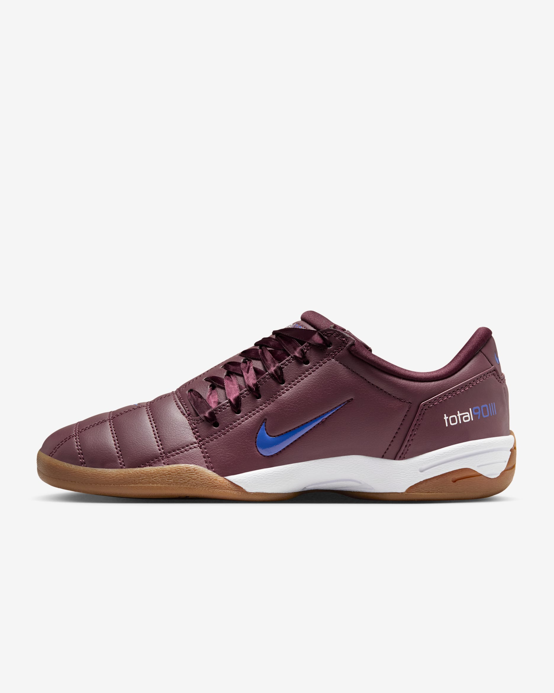 Nike Total 90 Zapatillas - Mujer - Burgundy Crush/Blanco/Gum Medium Brown/Lapis