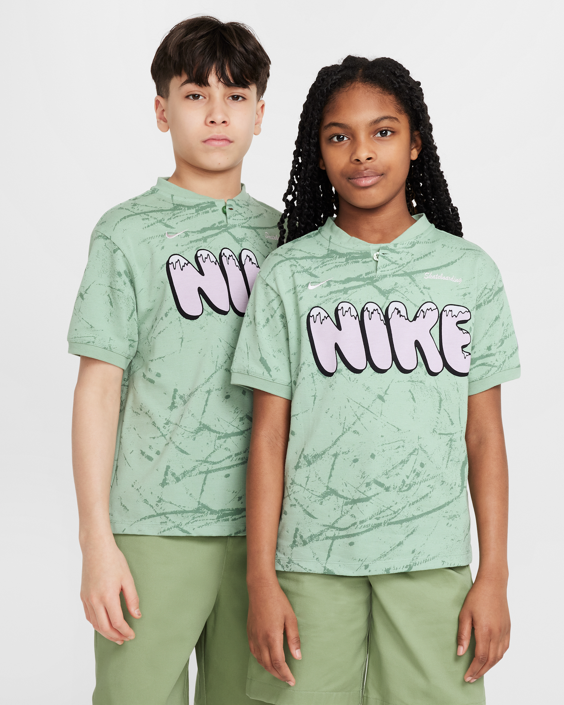 Nike SB Dri-FIT Skateboard-Trikot (ältere Kinder, Jungen) - Steam/Bleached Lilac