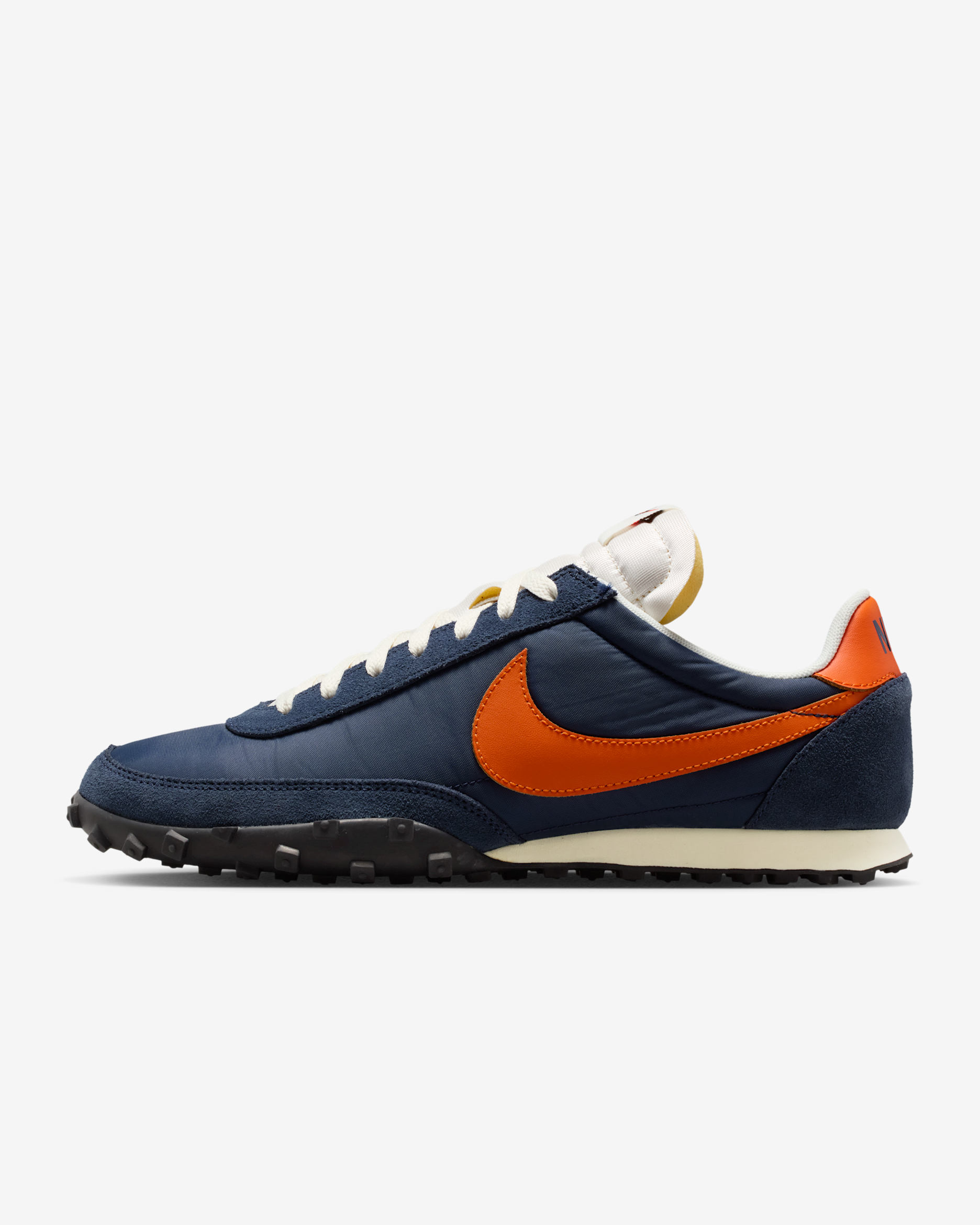 Skor Nike Waffle Racer för män - Midnight Navy/Sail/Coconut Milk/Safety Orange