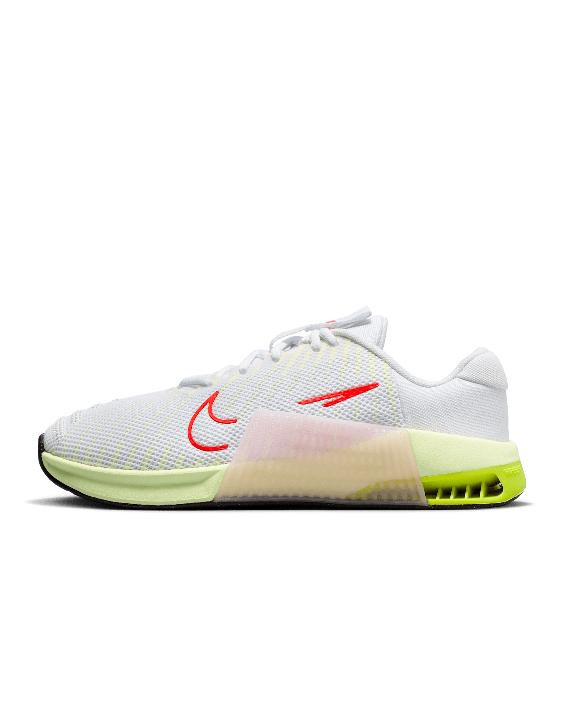 Nike Metcon 9 Women's Workout Shoes - White/Volt/Barely Volt/Bright Crimson