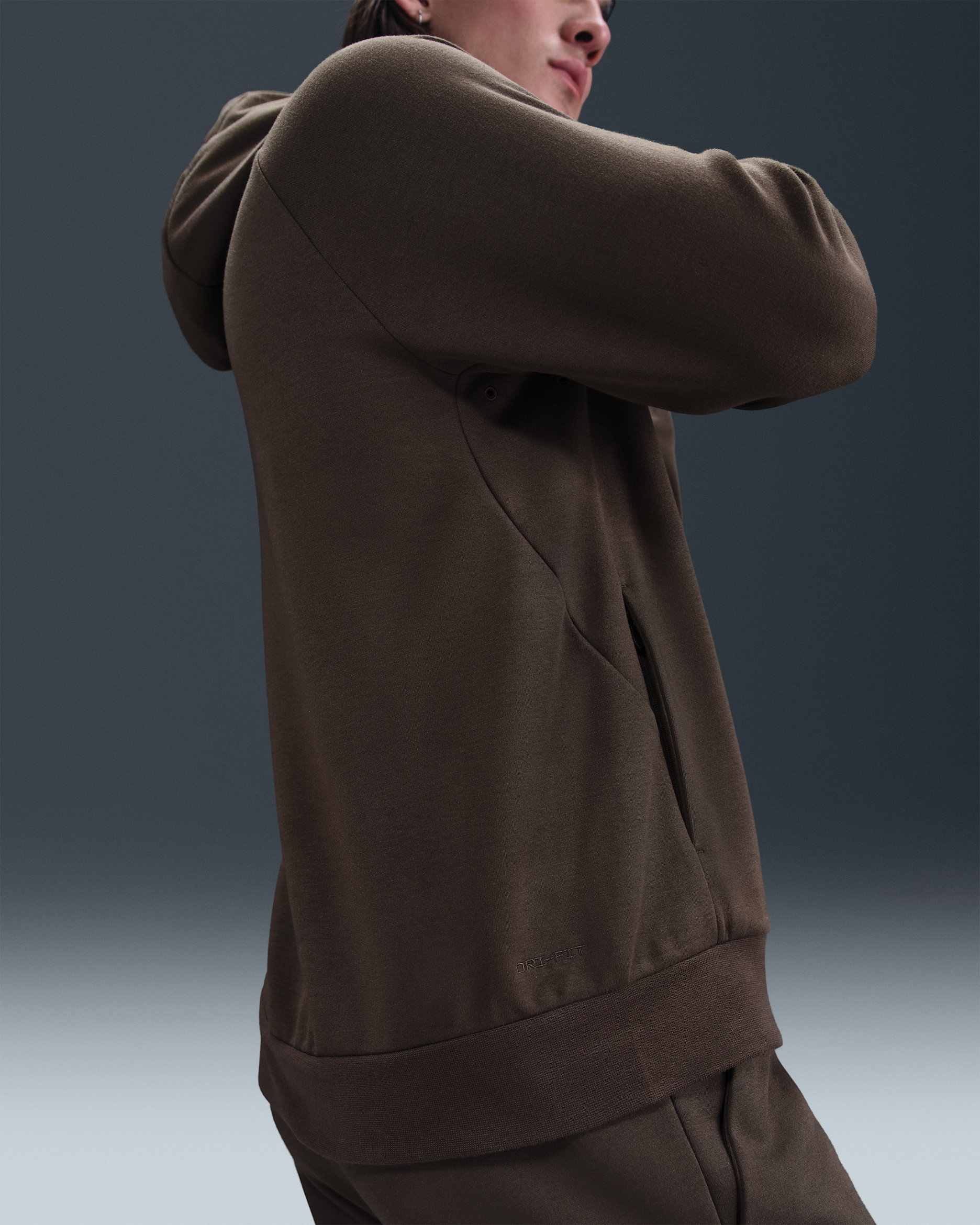 Nike Primary Fleece Men's Dri-FIT UV Pullover Performance Hoodie