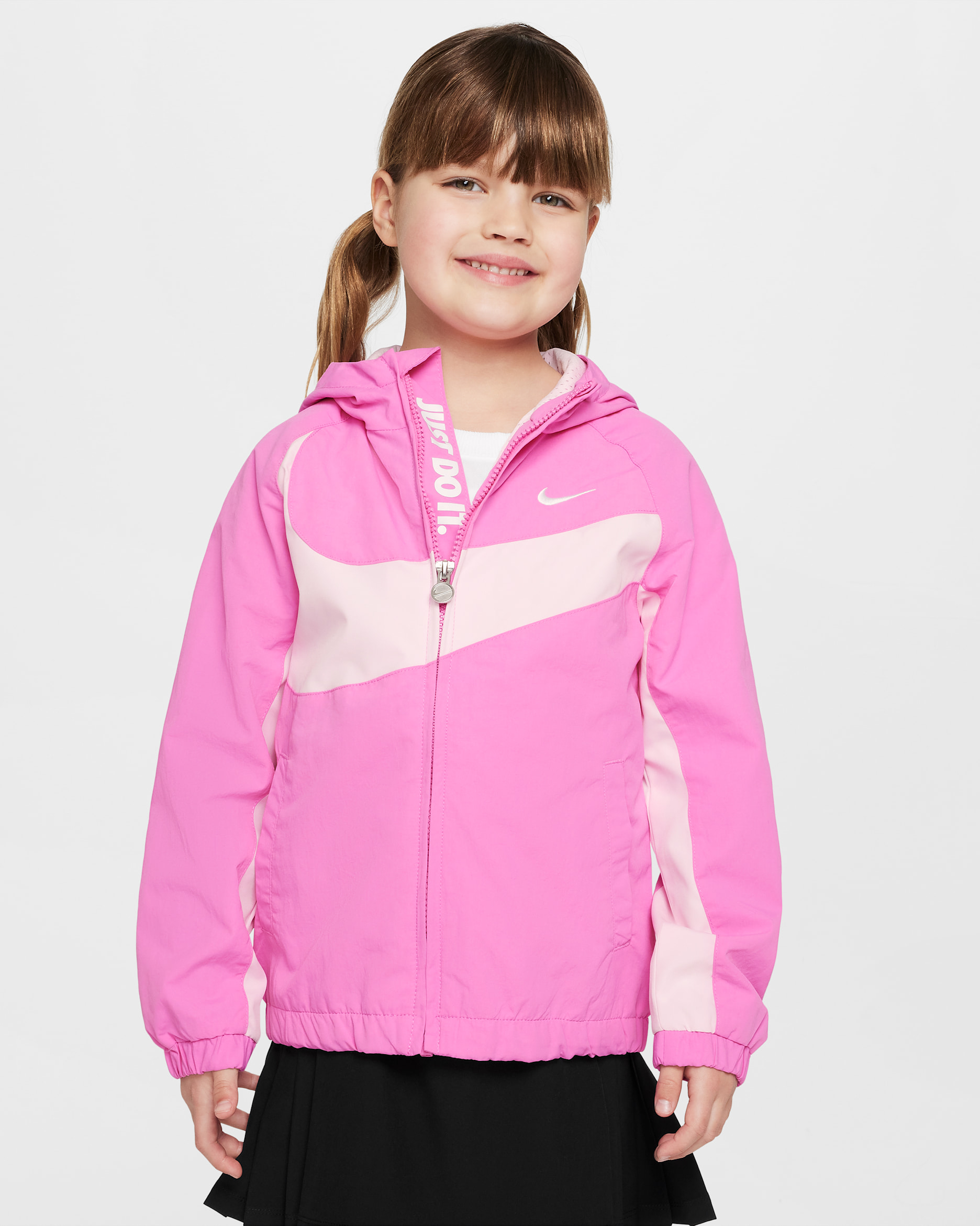 Nike Little Kids' Big Swoosh Jacket - Playful Pink