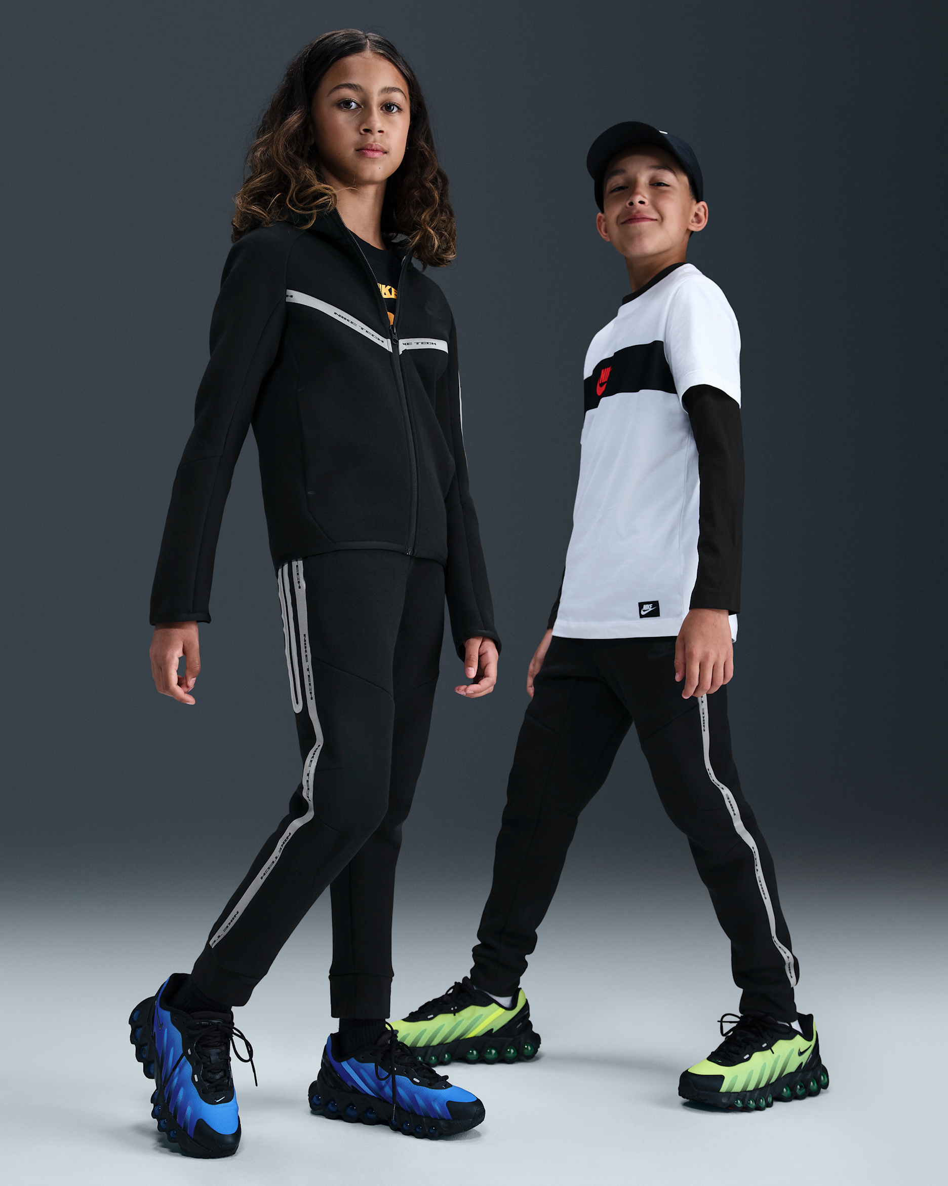 Survêtement Nike Sportswear Tech Fleece pour ado (garçon) - Noir/Noir/Noir
