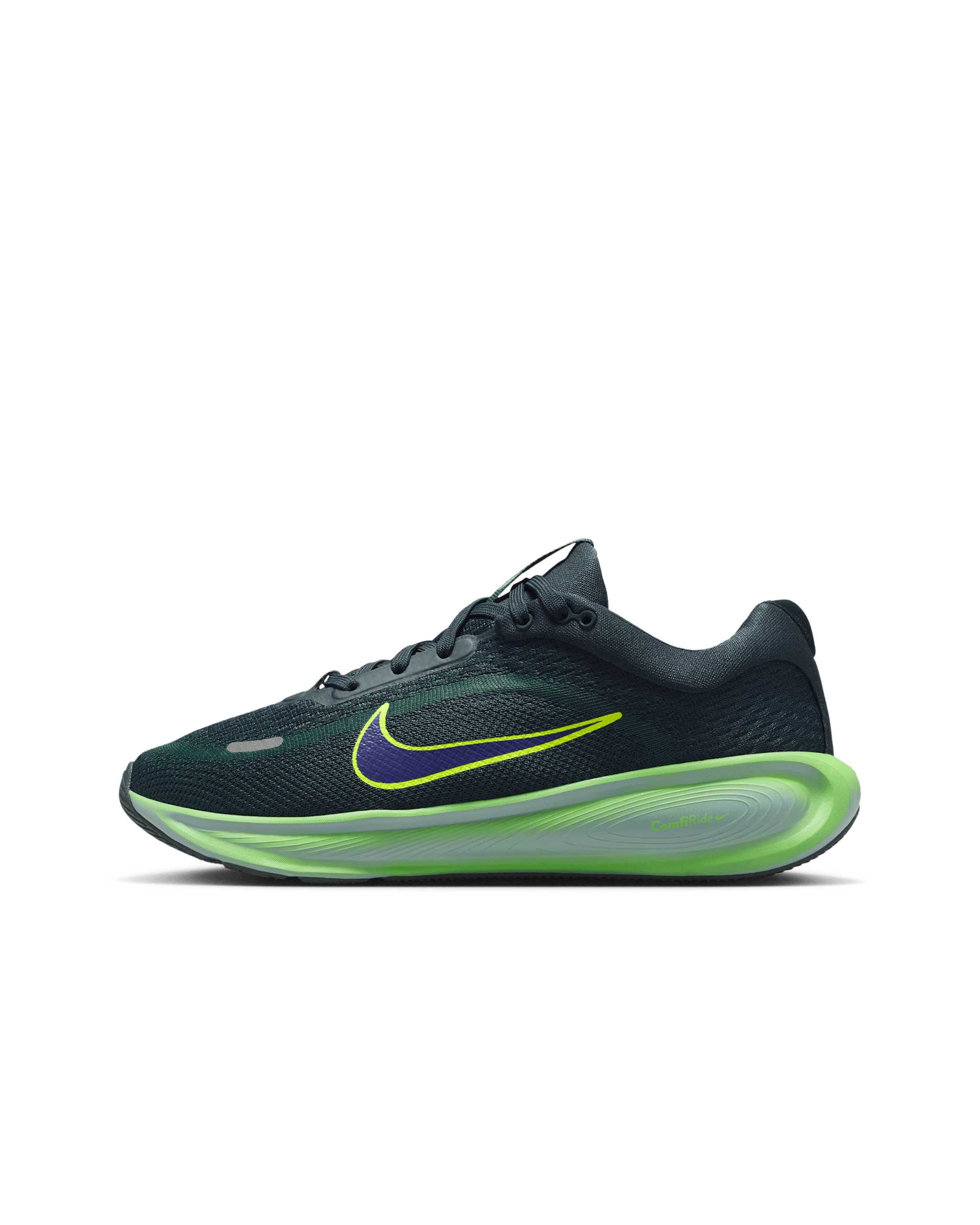 Tenis de correr para niños grandes Nike Stellar Ride - Alga/Abeto/Cañón/Morado arena