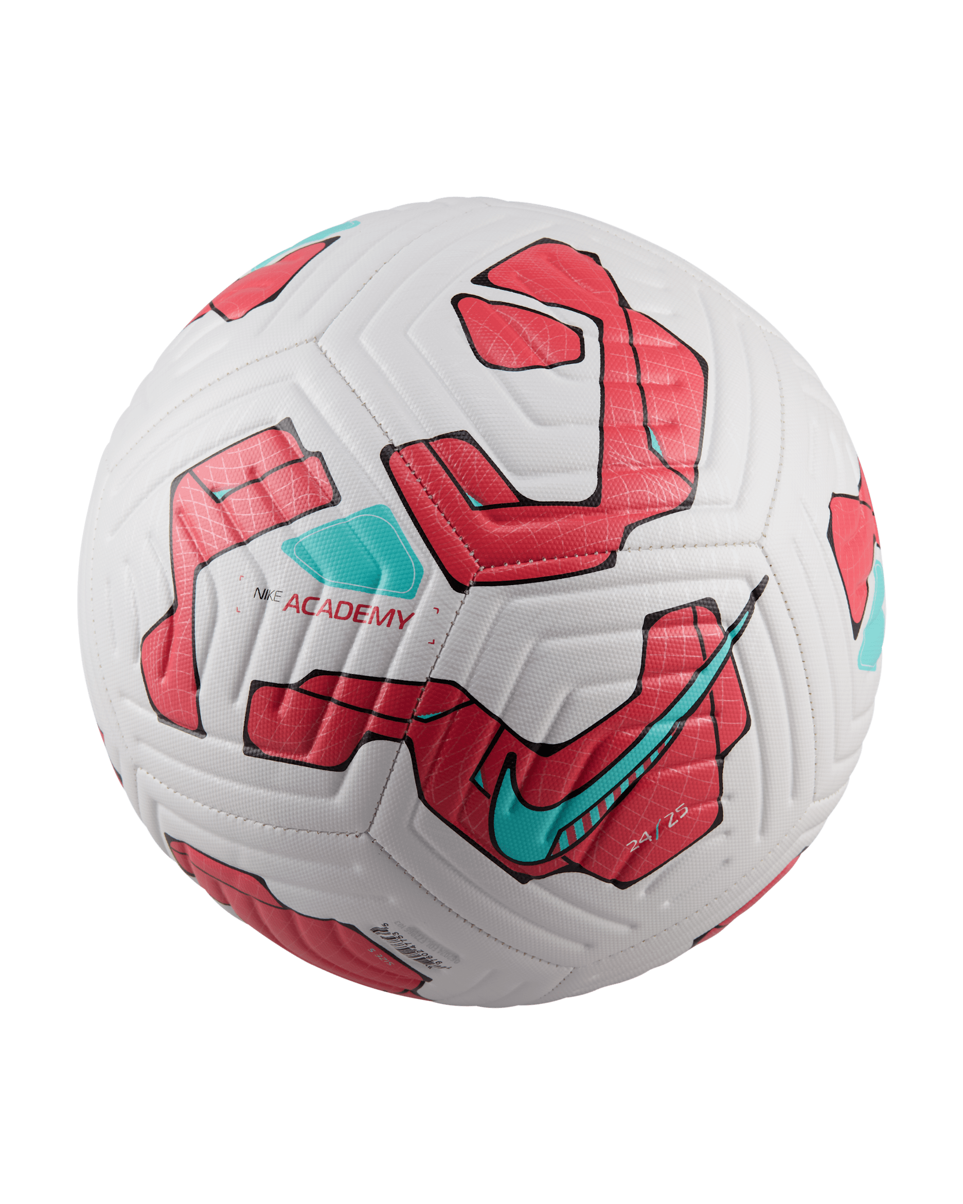 Balón de fútbol Nike Academy - Blanco/Brasa resplandor/Verde aurora