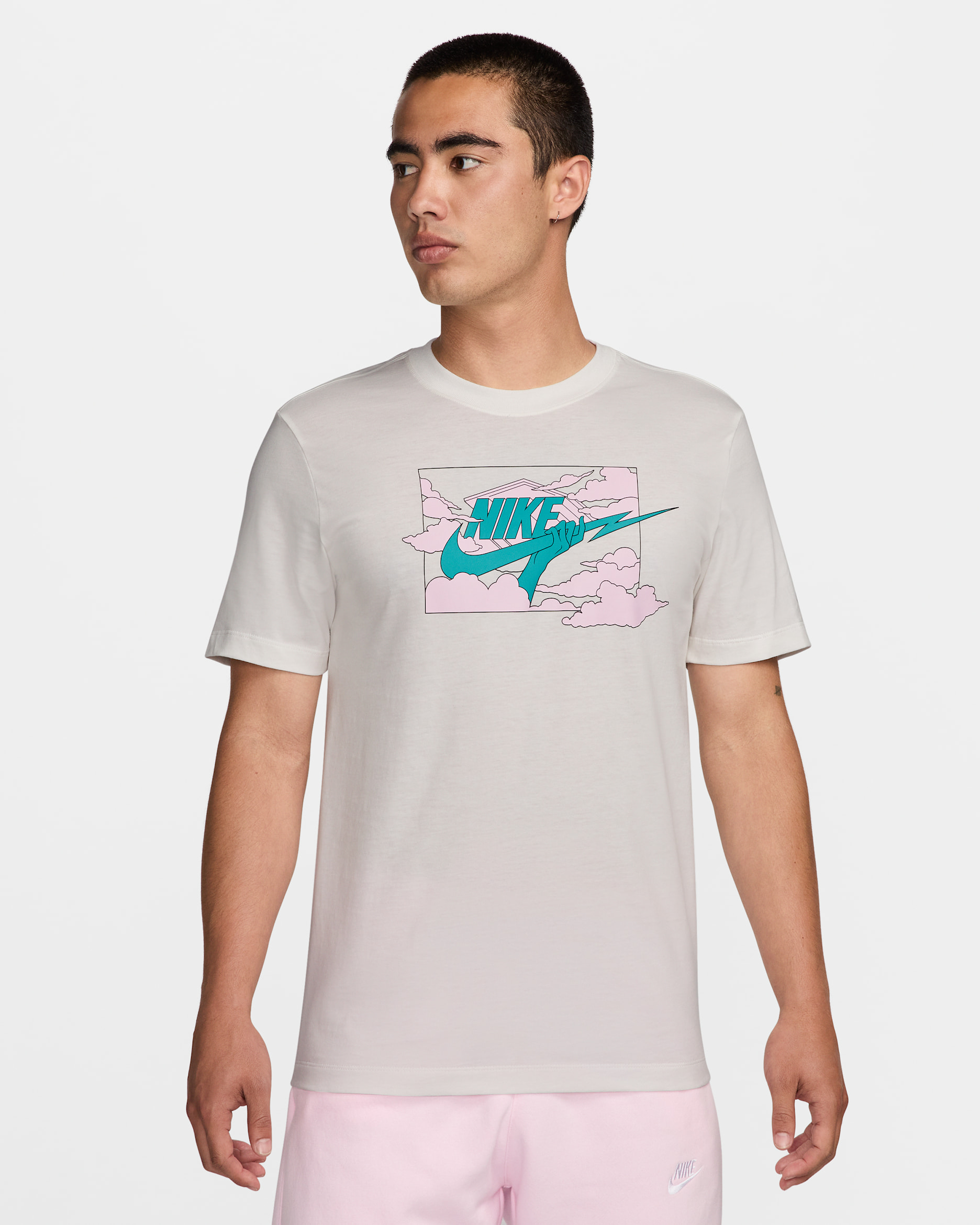 ナイキ クラブ メンズ Tシャツ - セイル