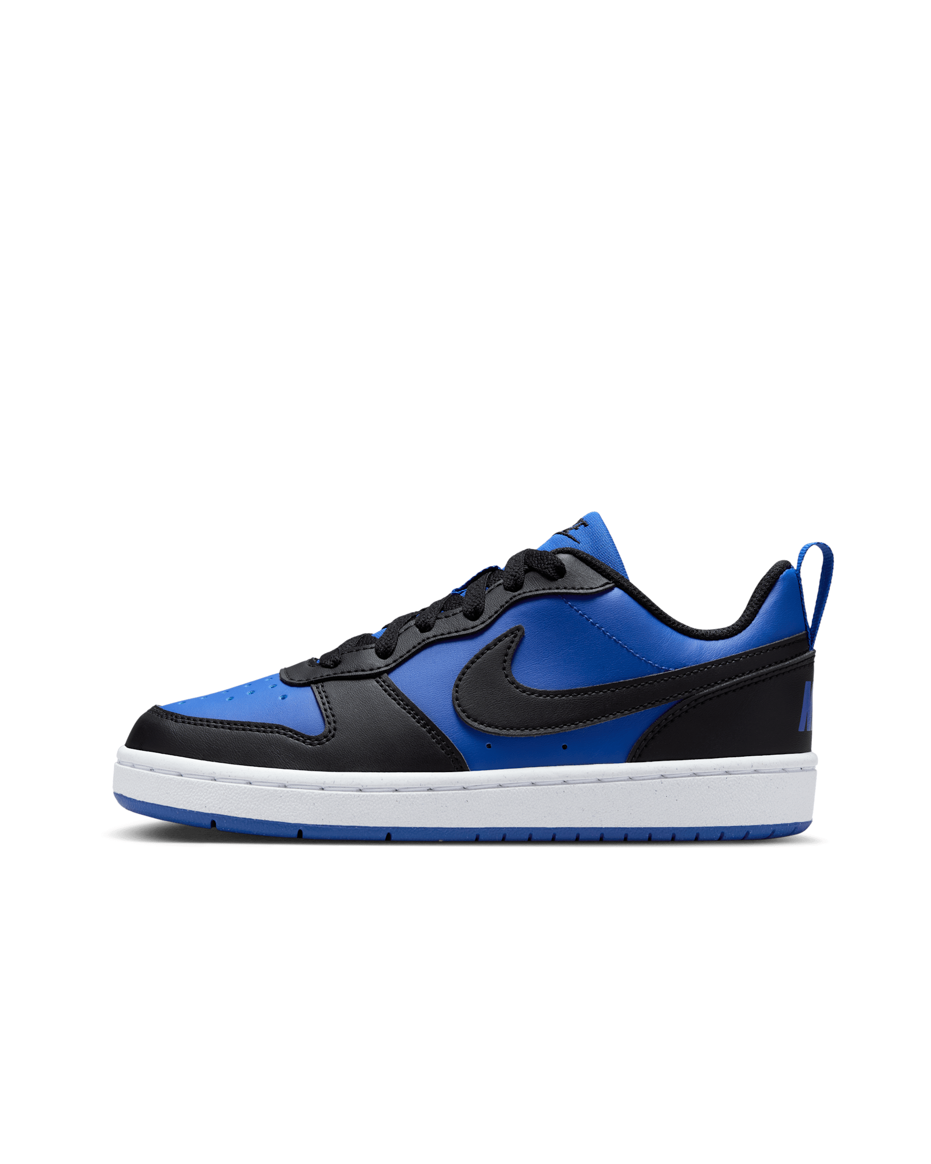 รองเท้าเด็กโต Nike Court Borough Low Recraft - Game Royal/ขาว/ดำ