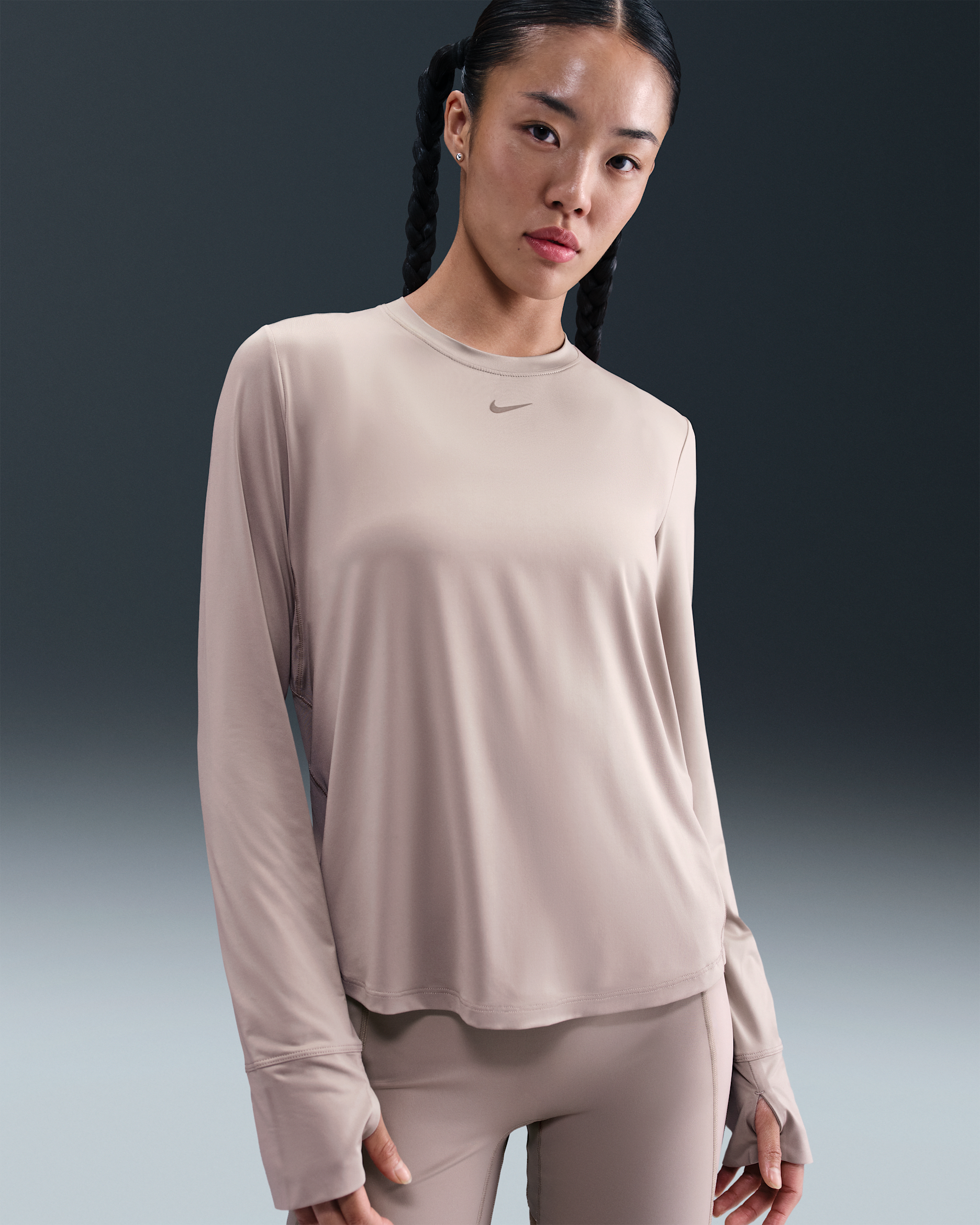 ナイキ ワン クラシック ウィメンズ Dri-FIT ロングスリーブ トップ - モルト