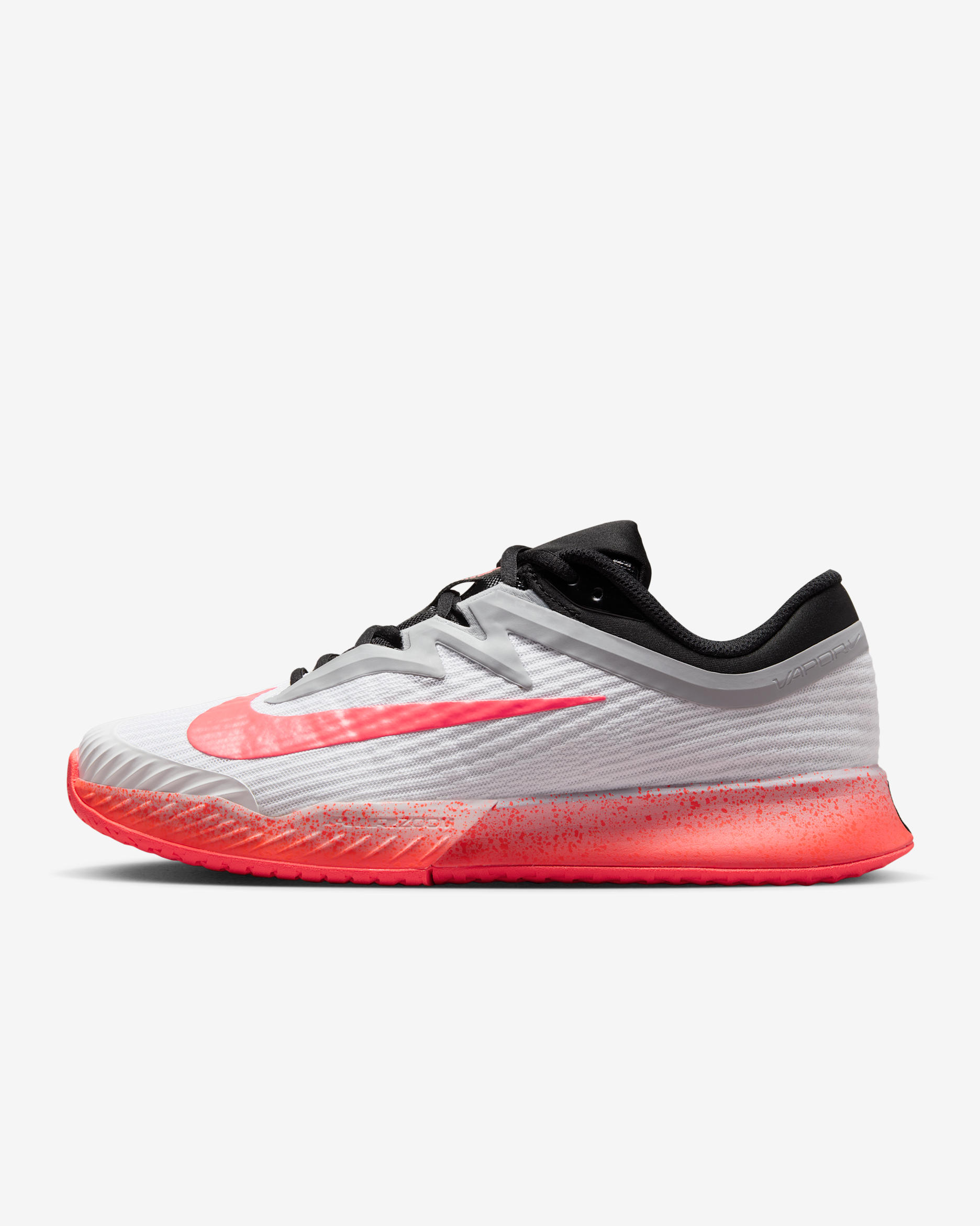 Tenis de tenis para cancha dura para mujer Nike Vapor Pro 3 - Blanco/Gris lobo/Lava cálido