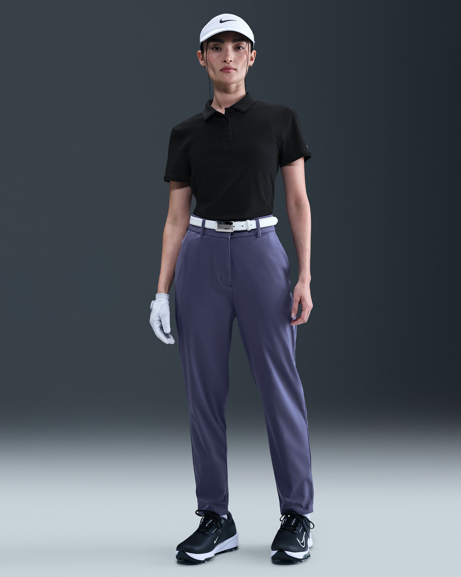 Nike Tour Women's Dri-FIT Golf Trousers - Sanded Purple/White