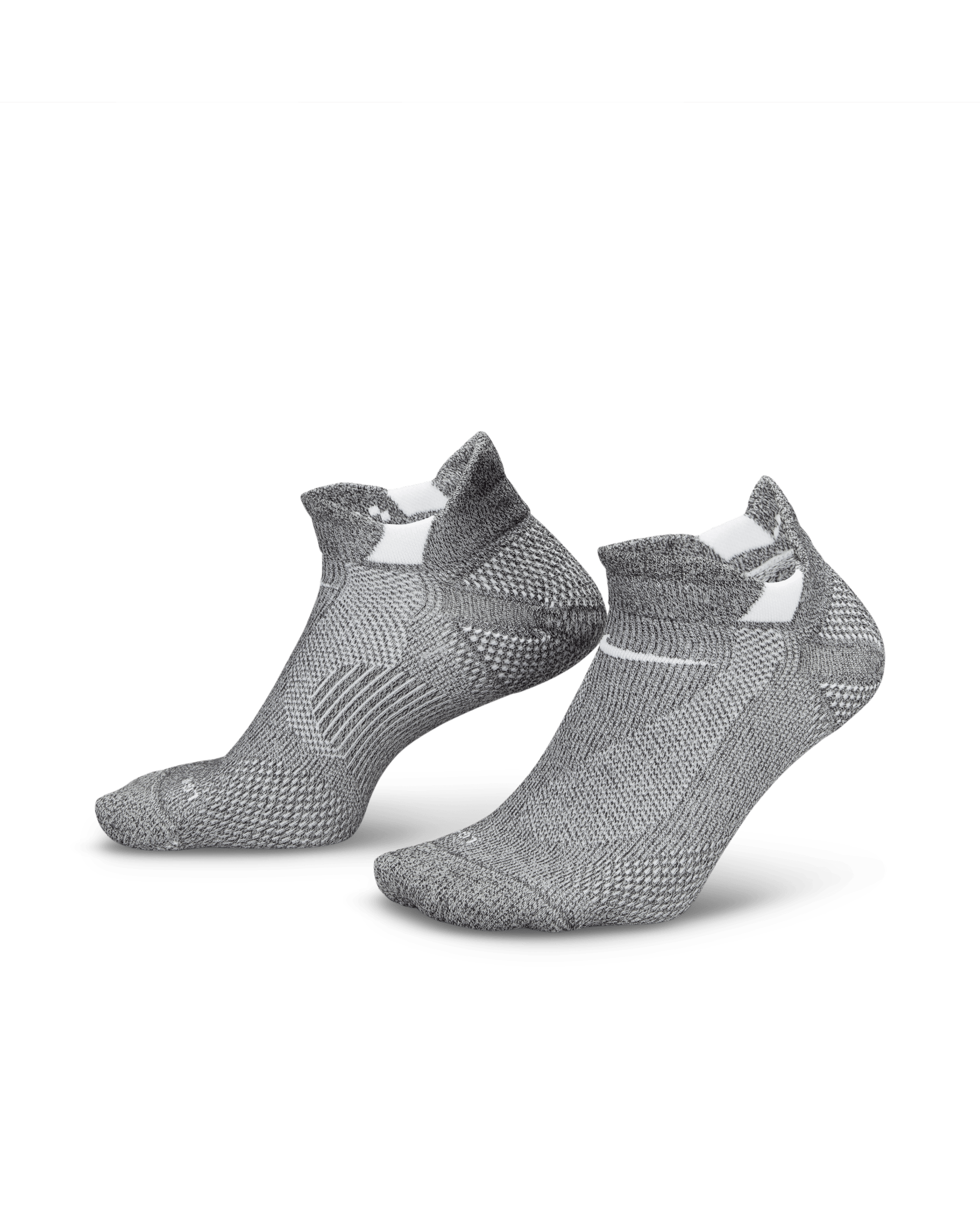 Calcetines invisibles (1 par) Nike Running Lightweight - Gris humo oscuro/Platino puro/Gris humo claro/Blanco