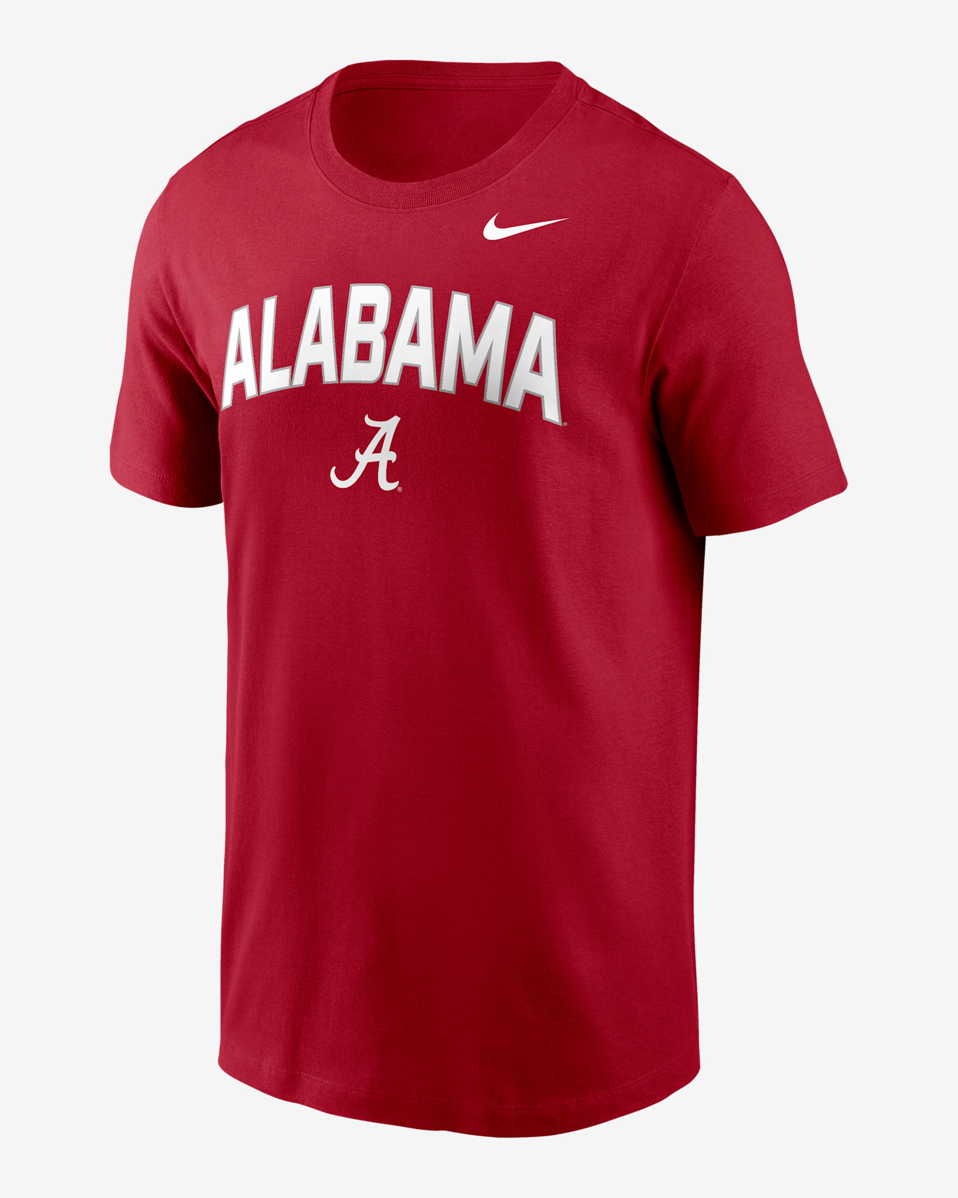 Alabama Primetime Arch Stack Men's Nike College T-Shirt - Crimson
