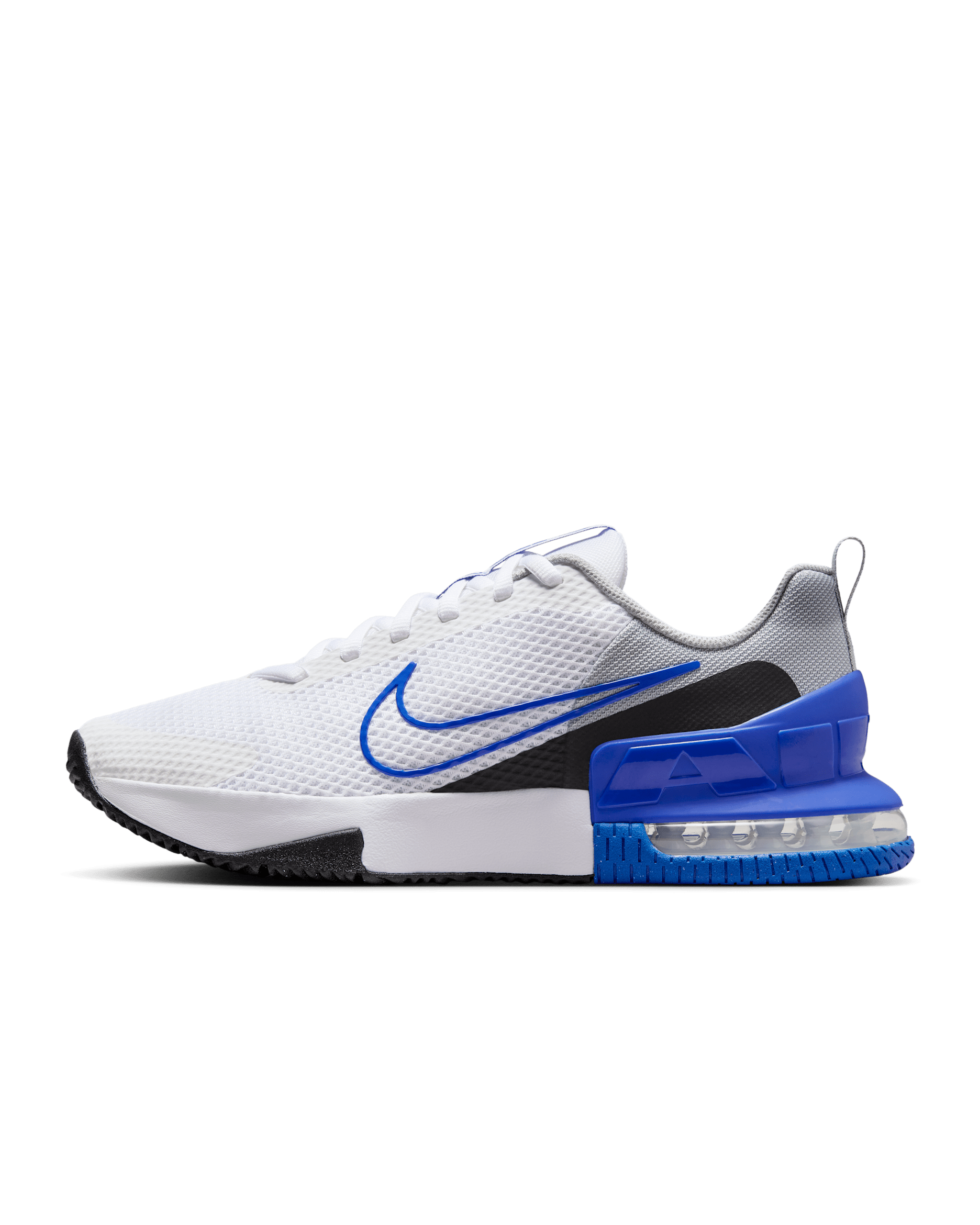 Nike Air Max Alpha Trainer 6 Men's Workout Shoes - White/Light Smoke Grey/Black/Hyper Royal