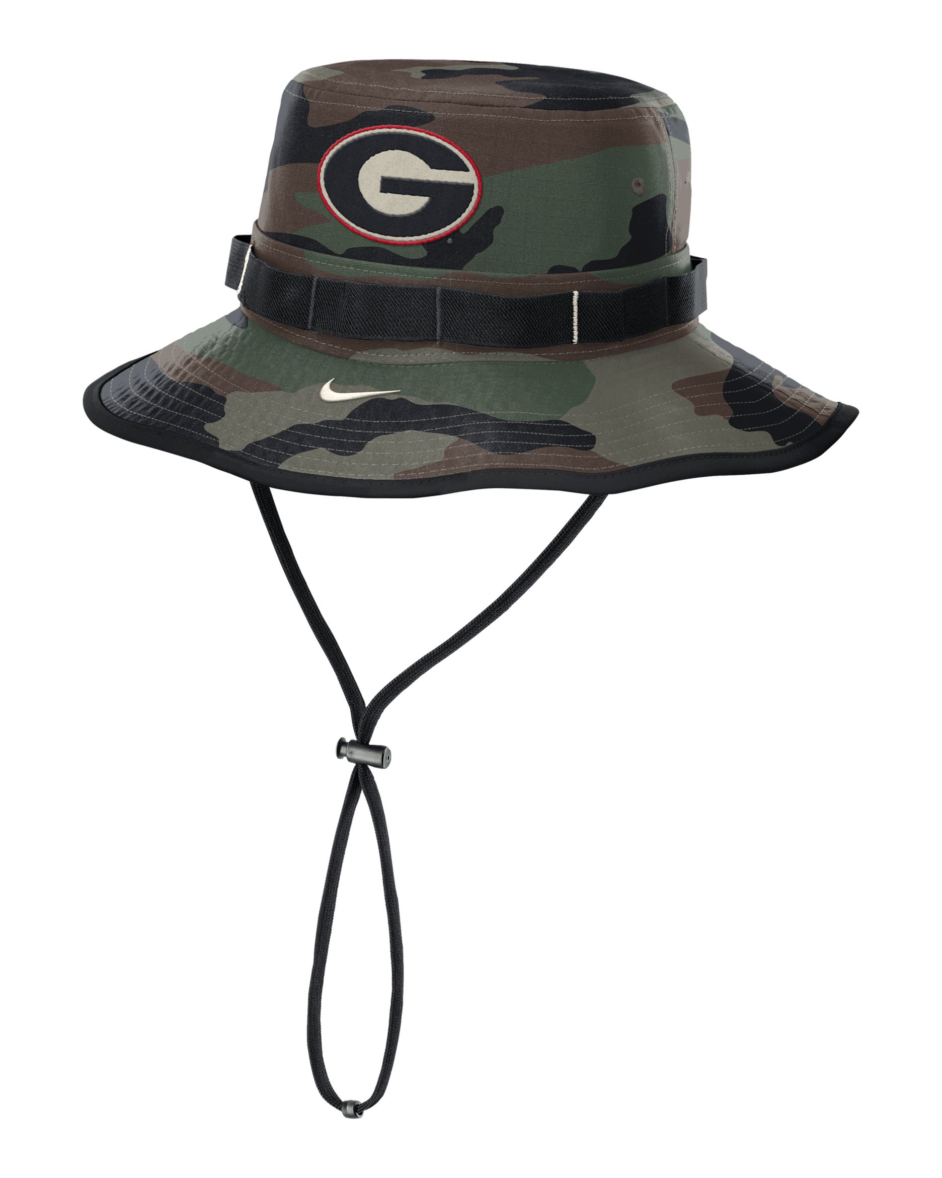Georgia 2025 Military Appreciation Boonie Men's Nike Dri-FIT College Bucket Hat - Olive