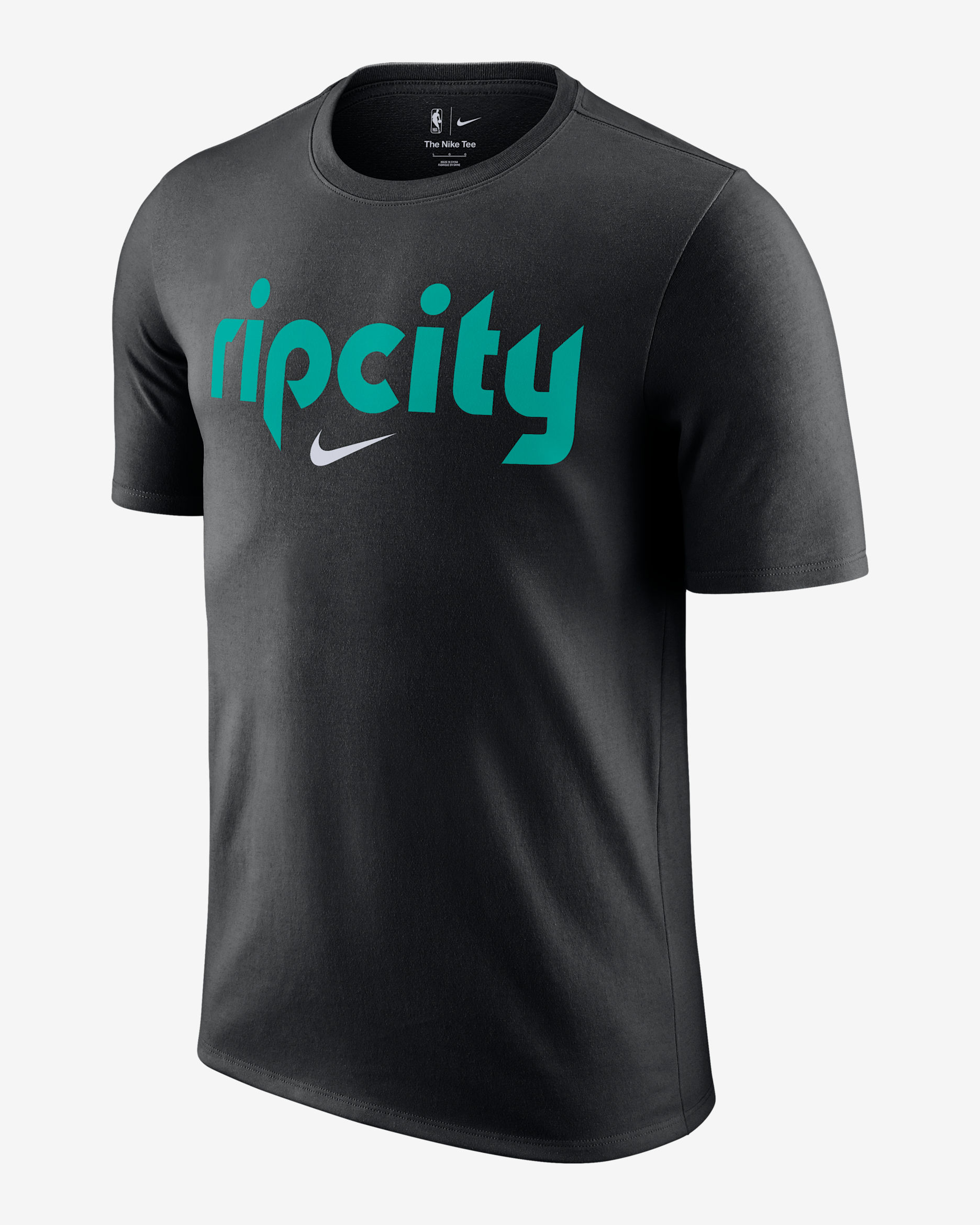 Portland Trail Blazers Essential City Edition Men's Nike NBA T-Shirt - Black