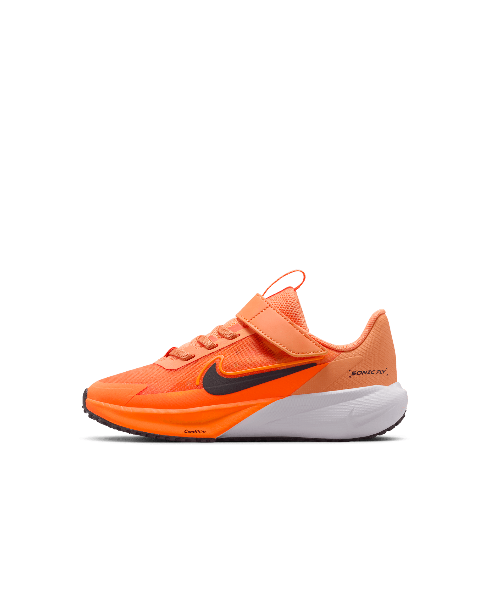 Tenis de correr para niños de preescolar Nike Sonic Fly - Marrakech/Naranja total/Naranja césped/Negro