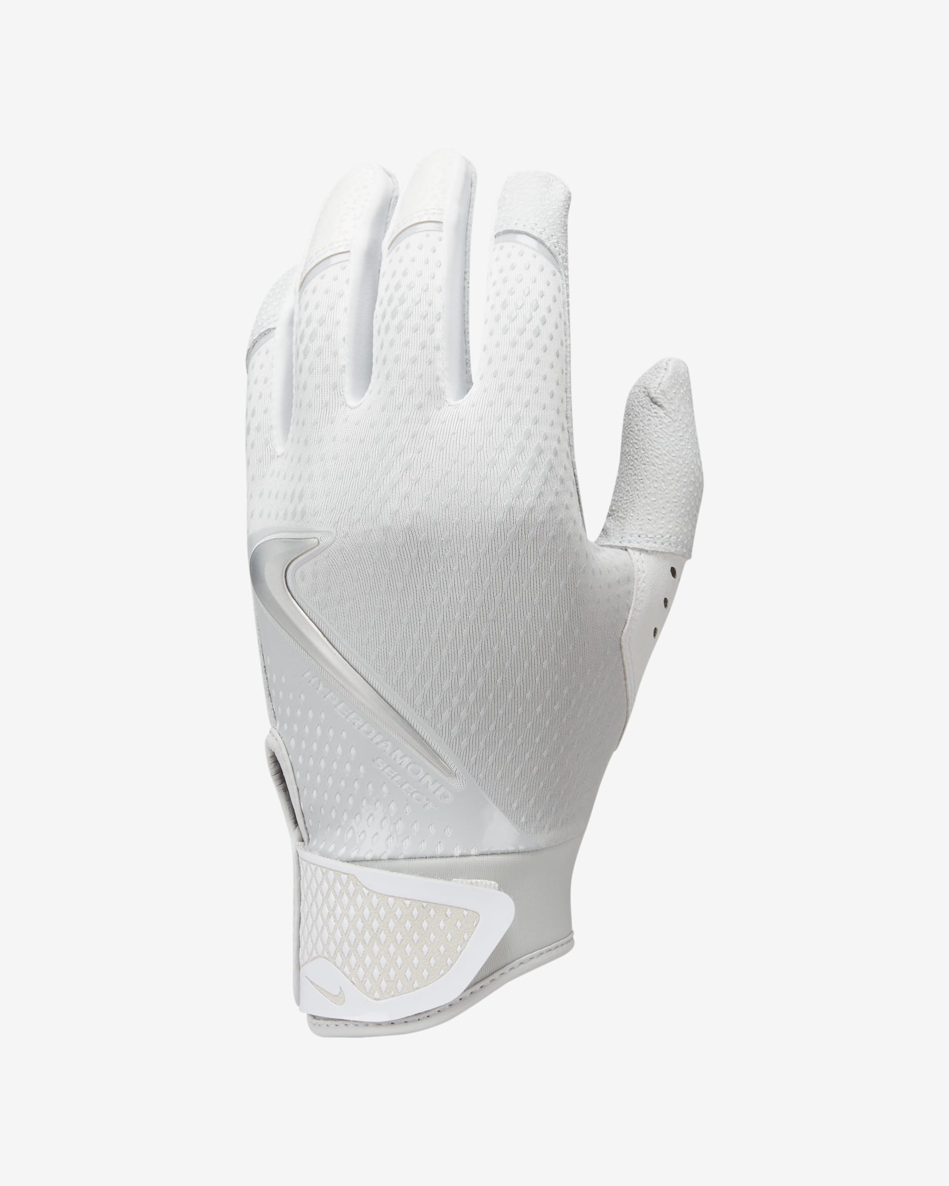 Nike Hyperdiamond Select Softball Gloves - Photon Dust/White/Metallic Silver