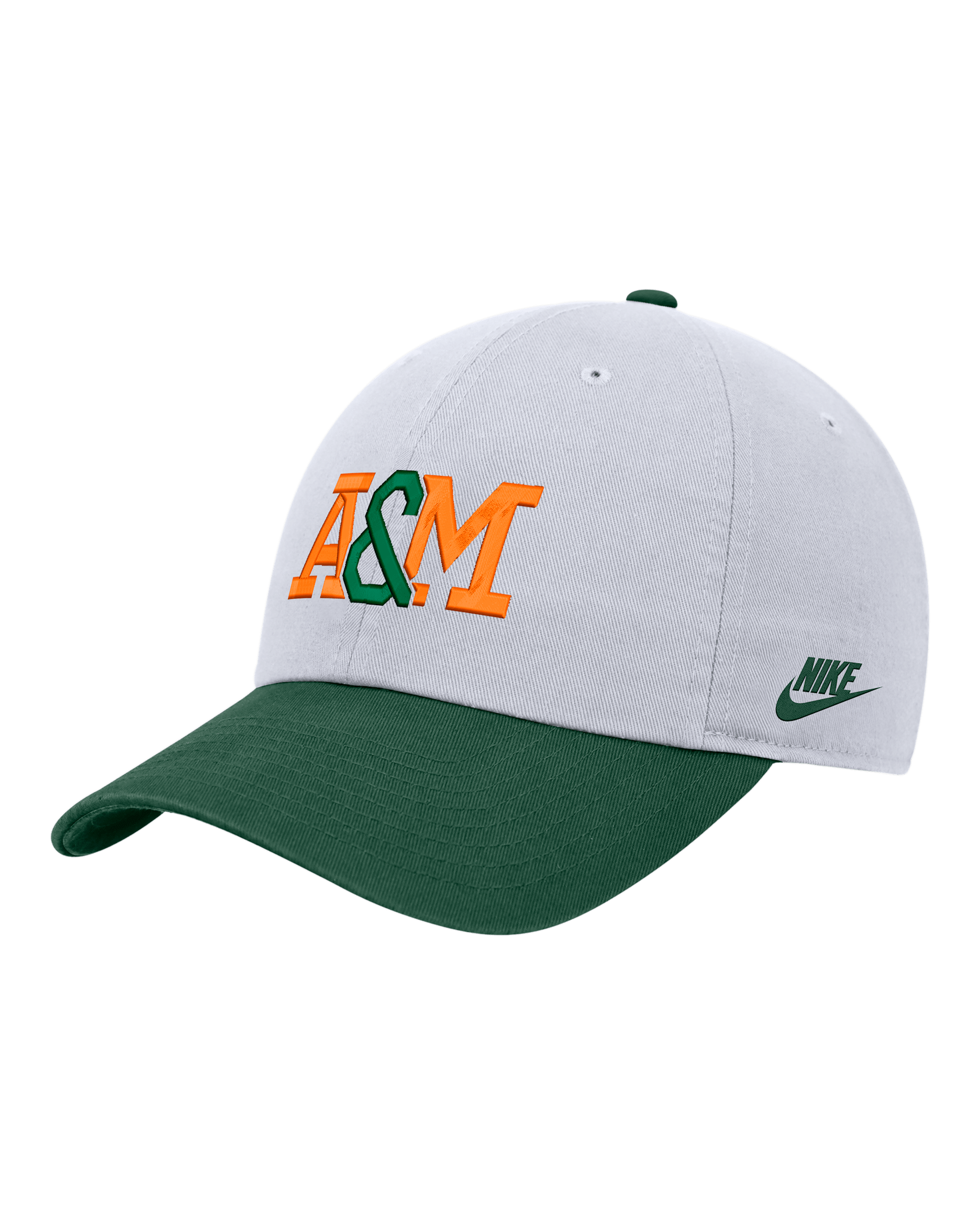 FAMU Nike College Adjustable Cap - White