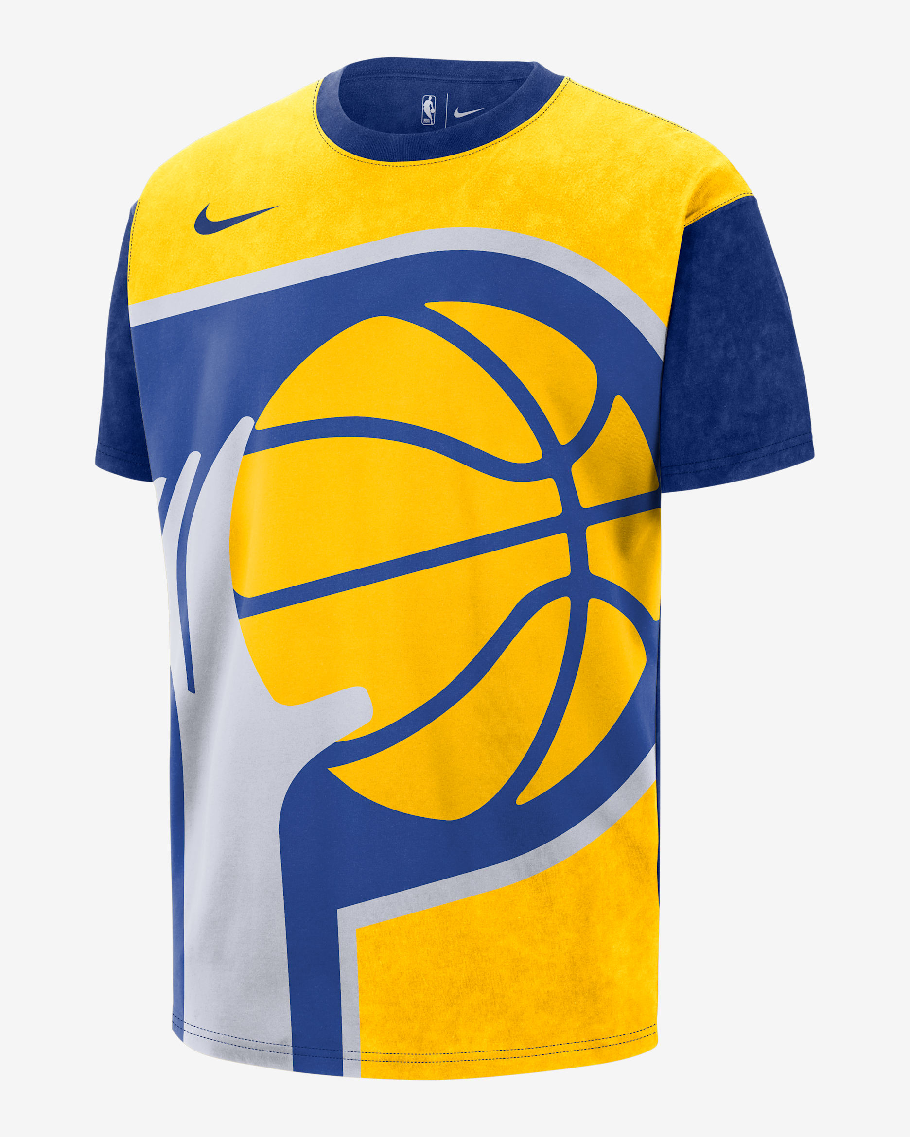 Indiana Pacers Essential City Edition Men's Nike NBA Max90 T-Shirt - Amarillo/Rush Blue