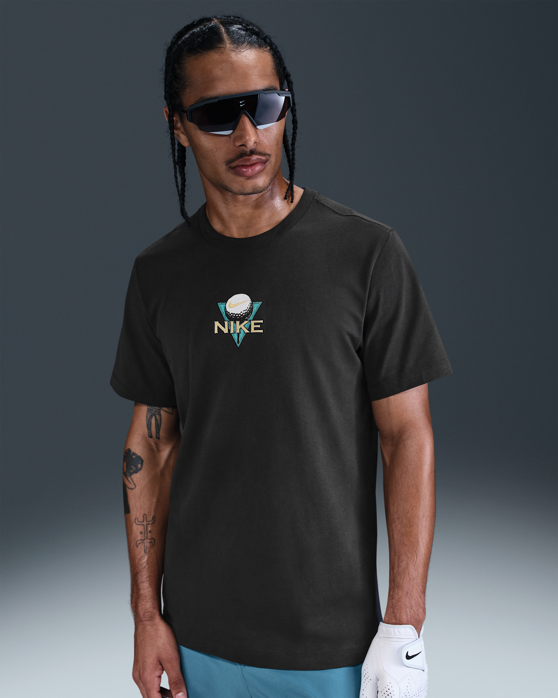 Nike Men's Golf T-Shirt - Off Noir