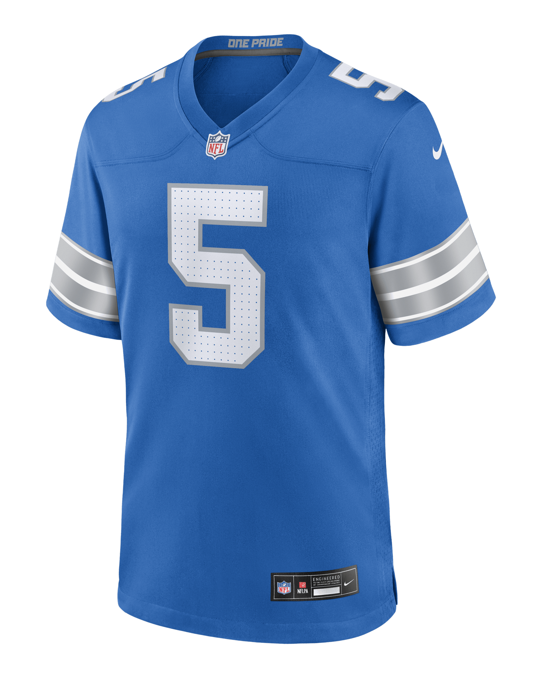 David Montgomery Detroit Lions Men's Nike NFL Game Football Jersey - Blue