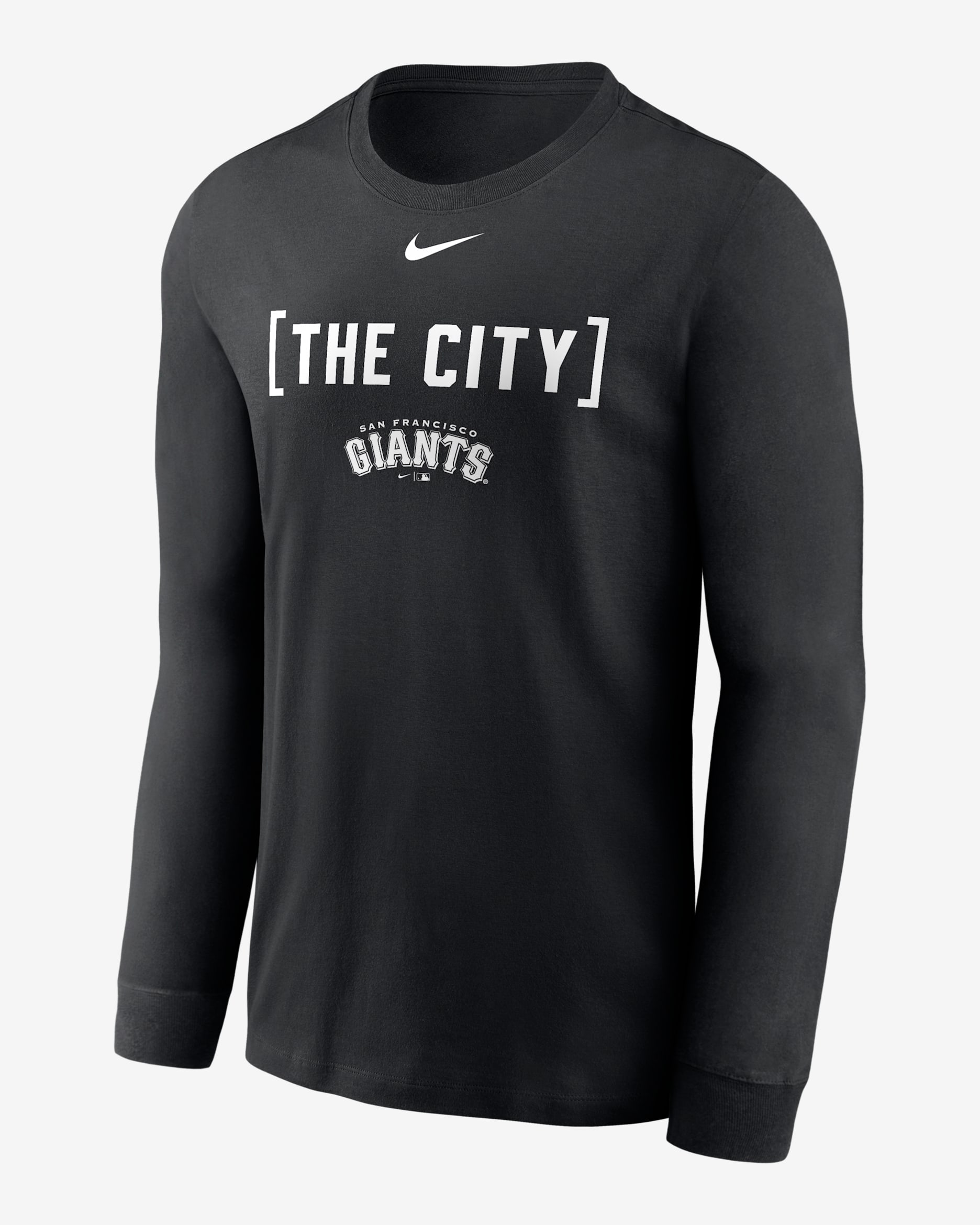 San Francisco Giants Fashion Men's Nike MLB Long-Sleeve T-Shirt - Black