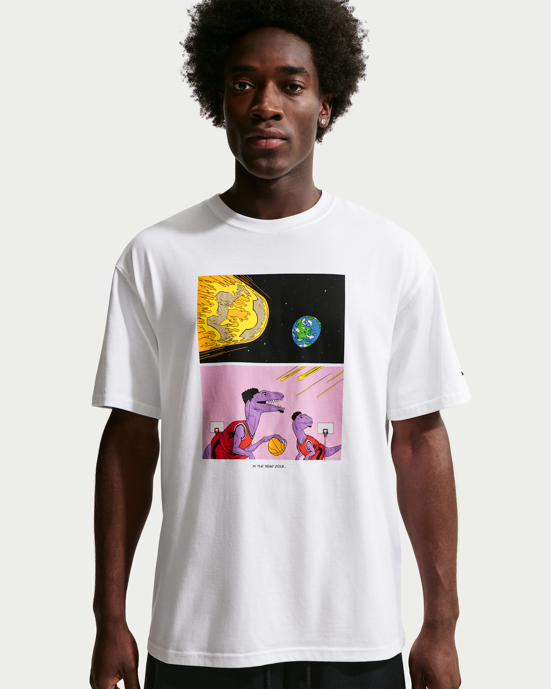 LeBron "LeBronto" Nike Men's Basketball T-Shirt - White