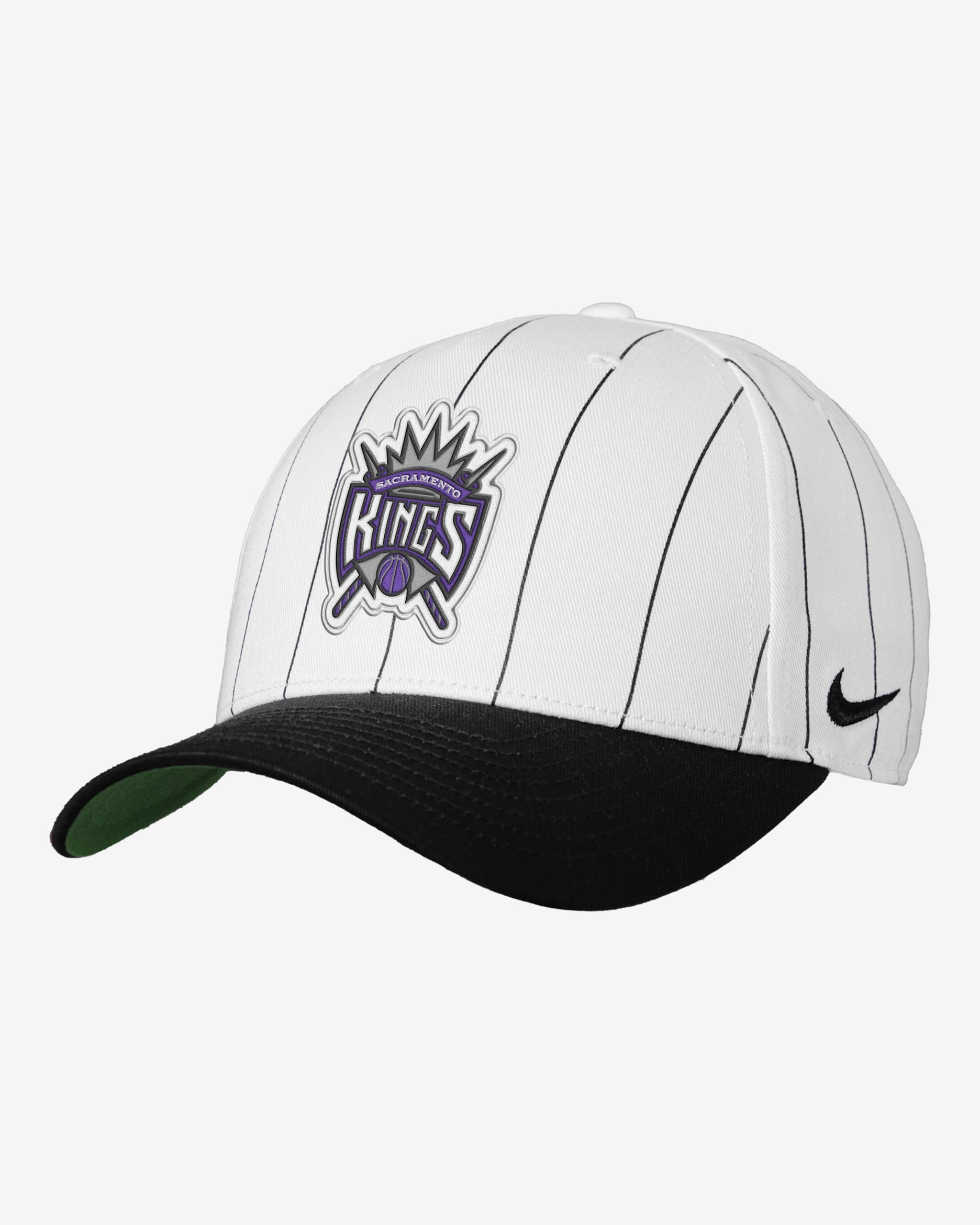 Gorra Nike de la NBA ajustable Sacramento Kings Rise Hardwood Classics - Blanco