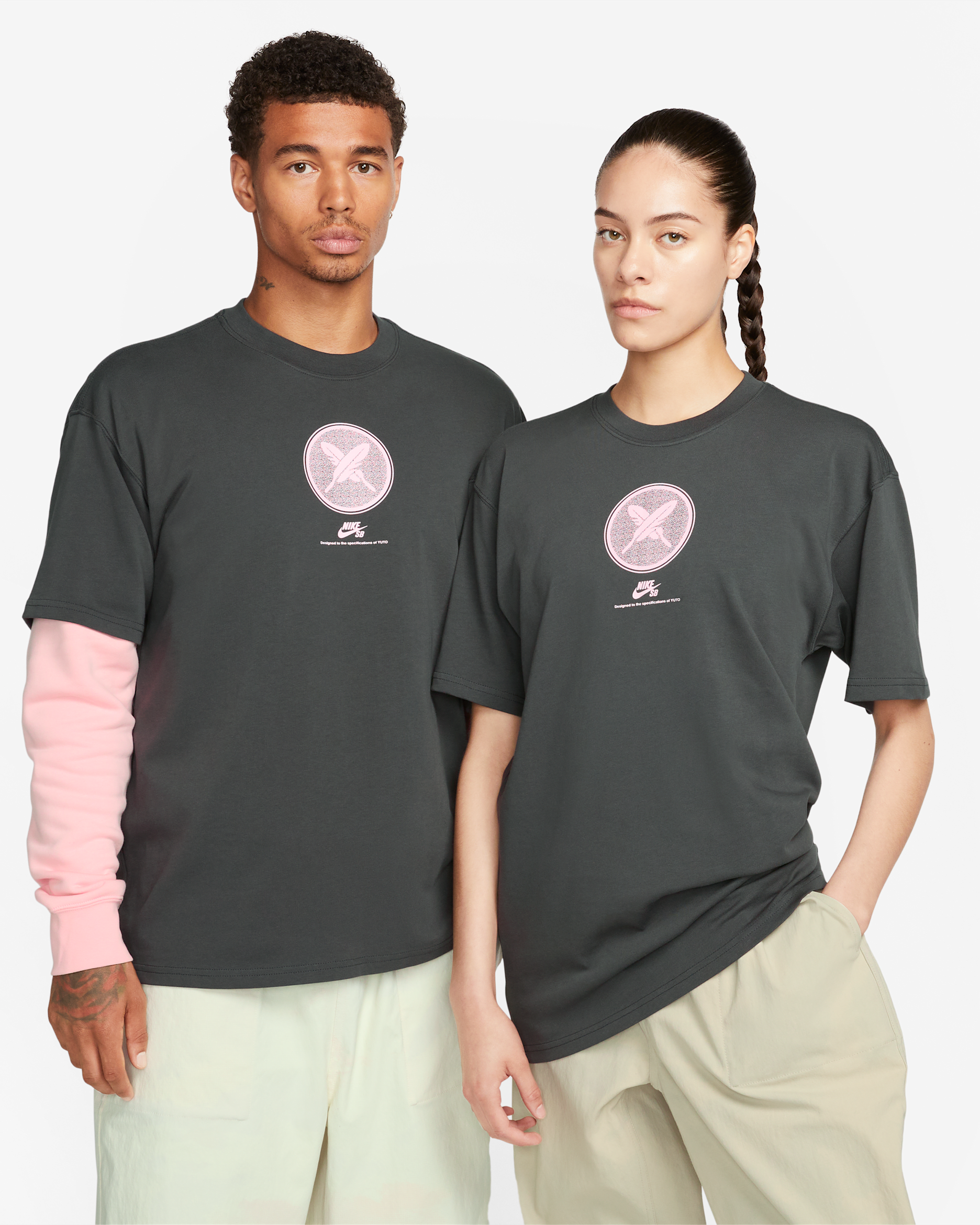 Nike SB Yuto Max90 Skate T-Shirt - Anthracite