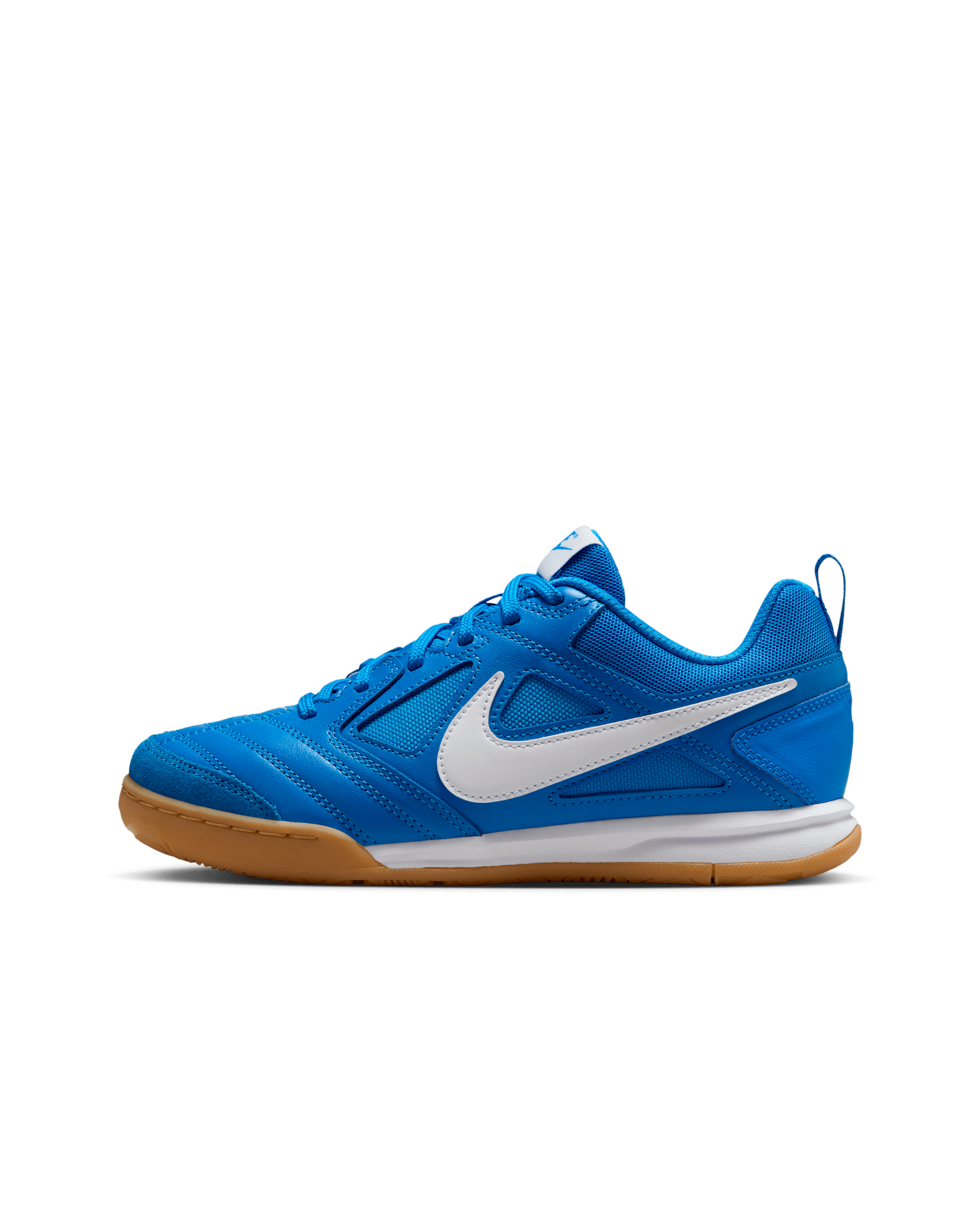 Nike Gato Big Kids' Shoes - Photo Blue/Gum Yellow/White