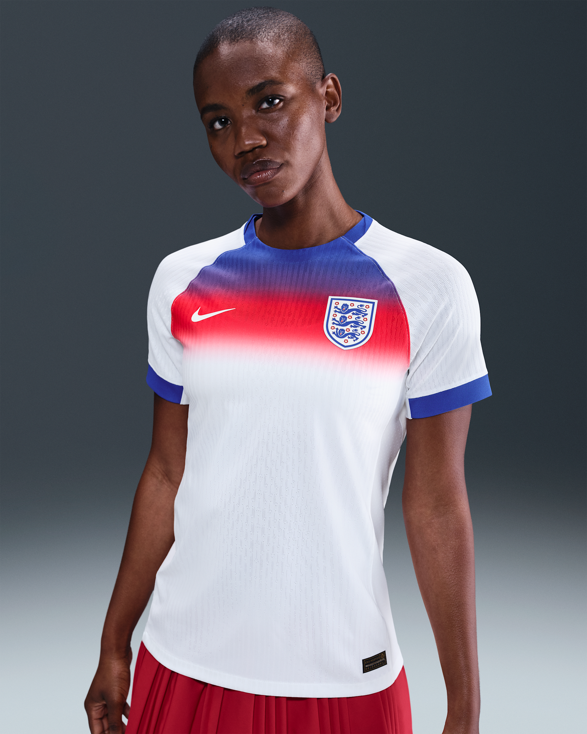 England 2025 Match Home (Women's Team) Women's Nike Dri-FIT ADV Soccer Authentic Jersey - Hyper Royal/White/White
