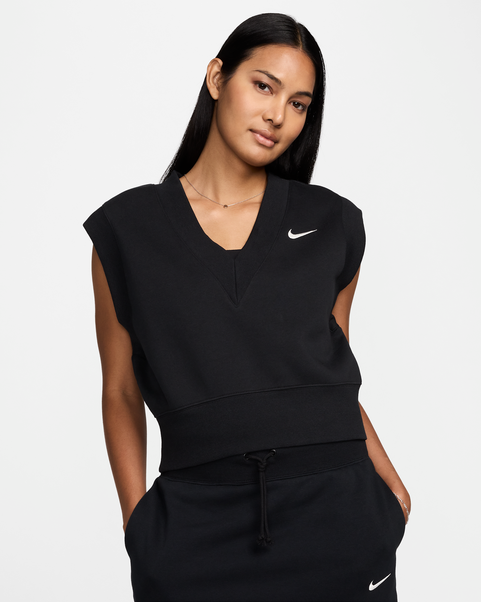 nike sleeveless fleece