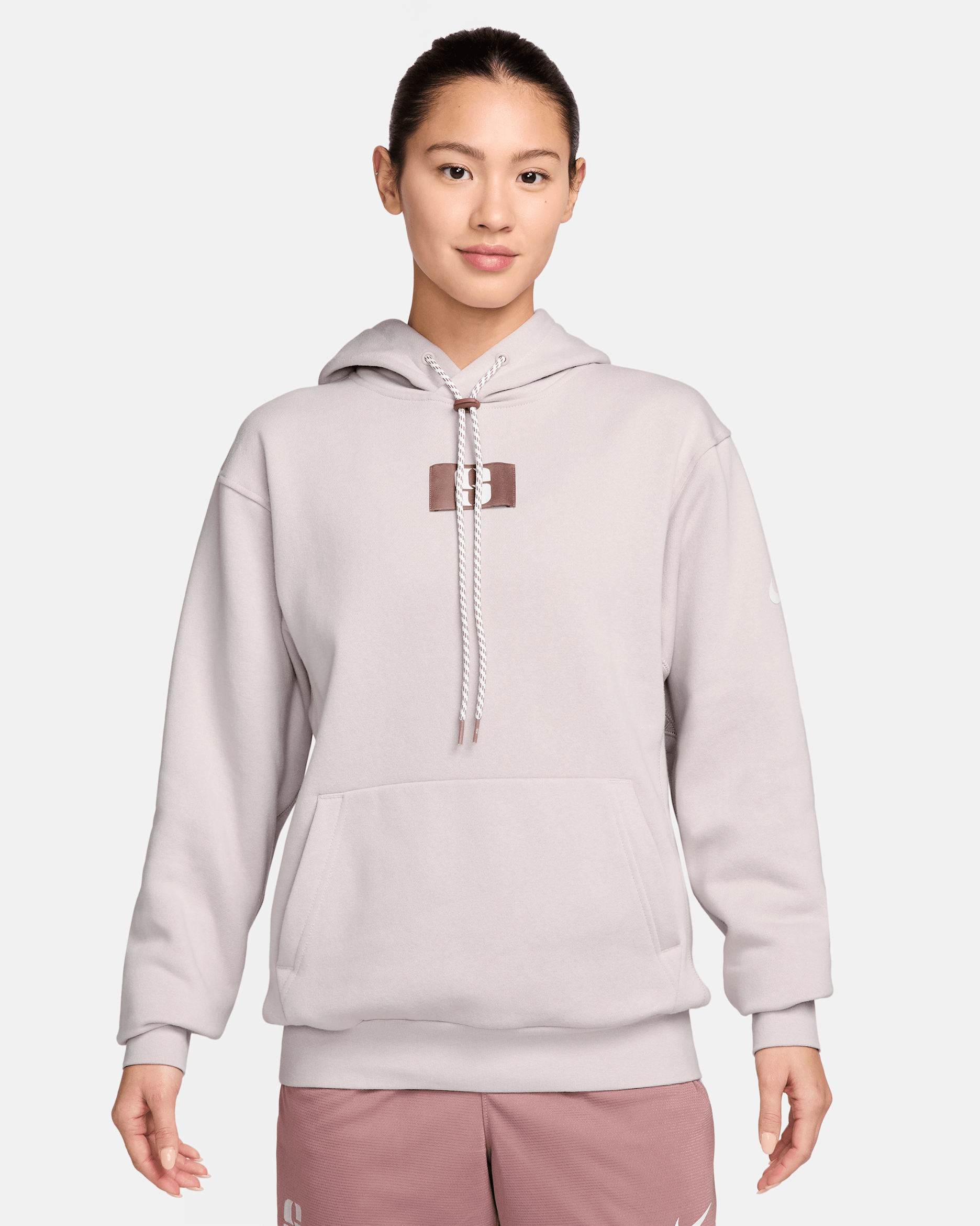 Sabrina Fleece 籃球連帽上衣 - Platinum Violet/Summit White