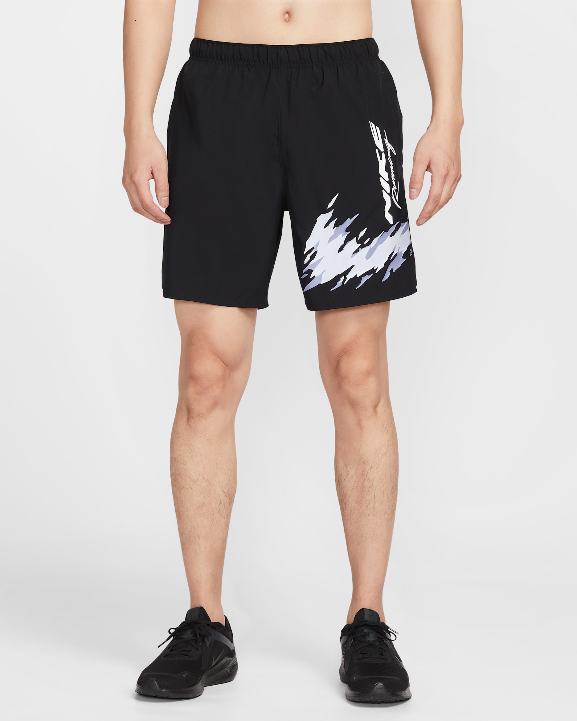 Nike Challenger Men's Dri-FIT 7" Brief-Lined Running Shorts - Black