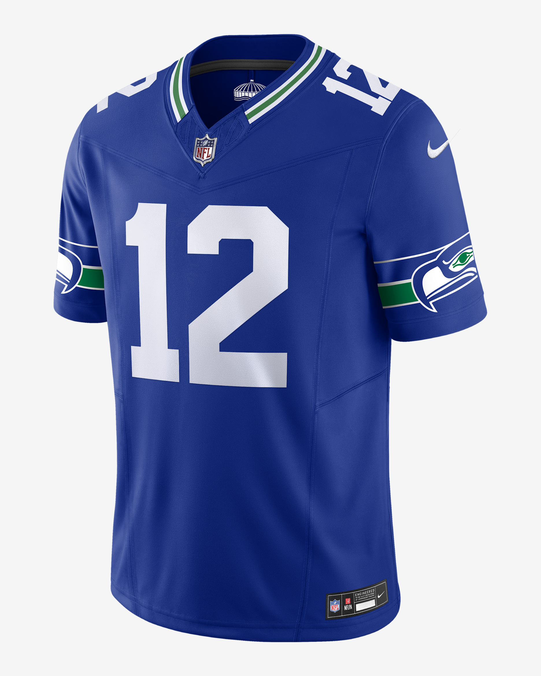 Jersey de fútbol americano Nike Dri-FIT de la NFL Limited para hombre 12th Fan Seattle Seahawks - Royal