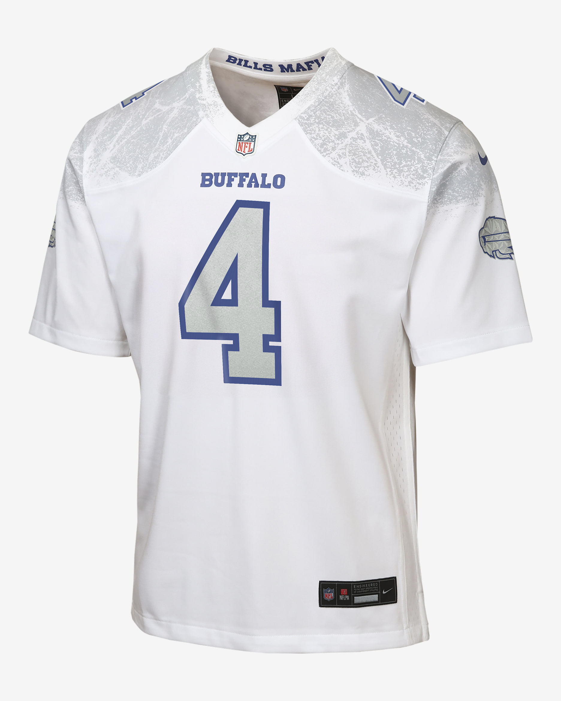 James Cook III Buffalo Bills Rivalries Collection Big Kids' Nike NFL Game Jersey - White