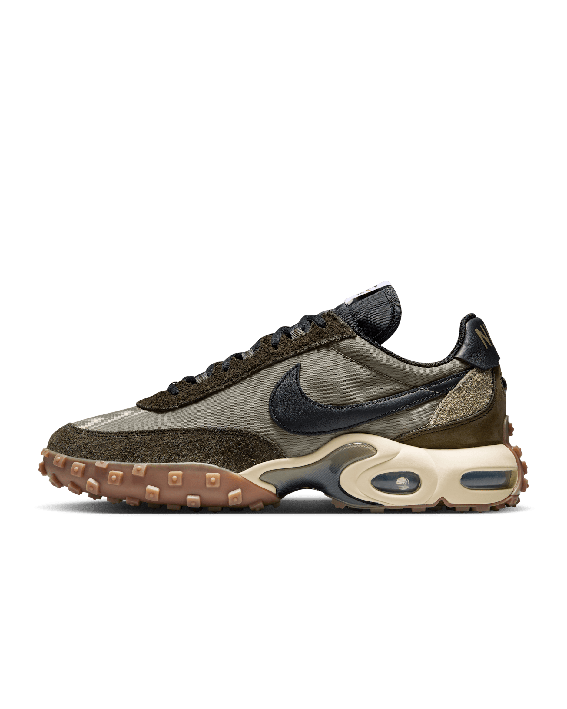 Nike Air Max Waffle SP Zapatillas - Hombre - Matte Olive/Gum Dark Brown/Legion Brown/Negro