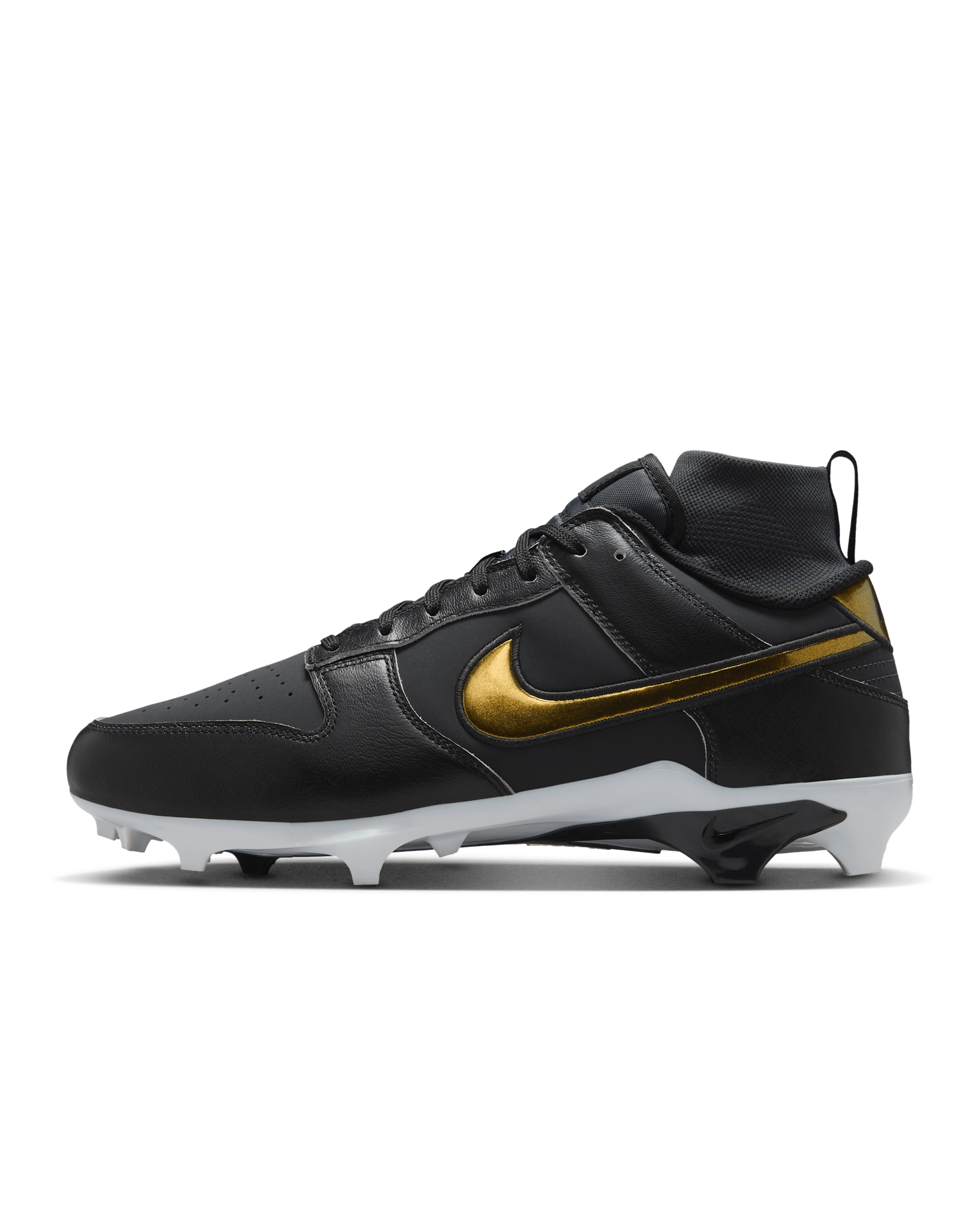 Tacos de fútbol americano para hombre Nike Alpha Menace Dunk - Negro/Sombrío apagado/Negro