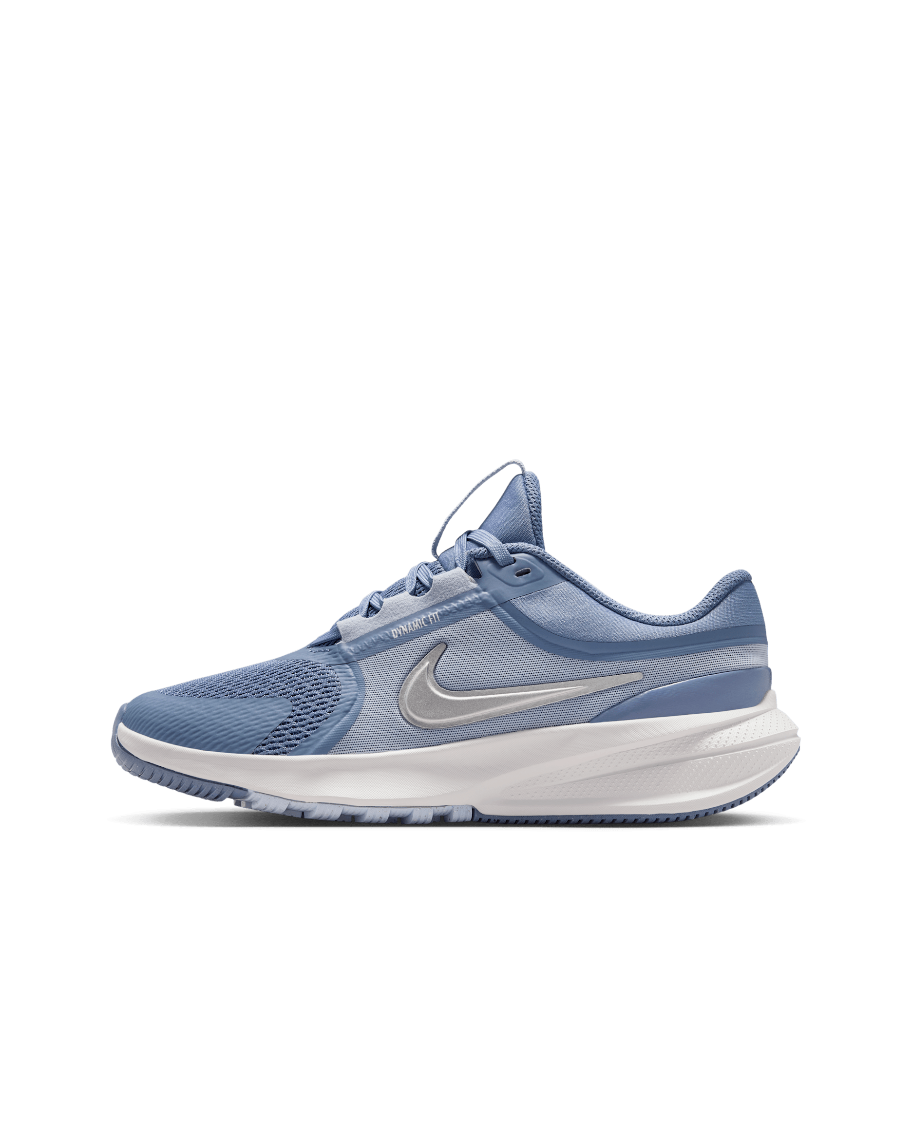 Nike Star Runner 5 løpesko til store barn - World Indigo/Ghost/Platinum Tint/Metallic Silver