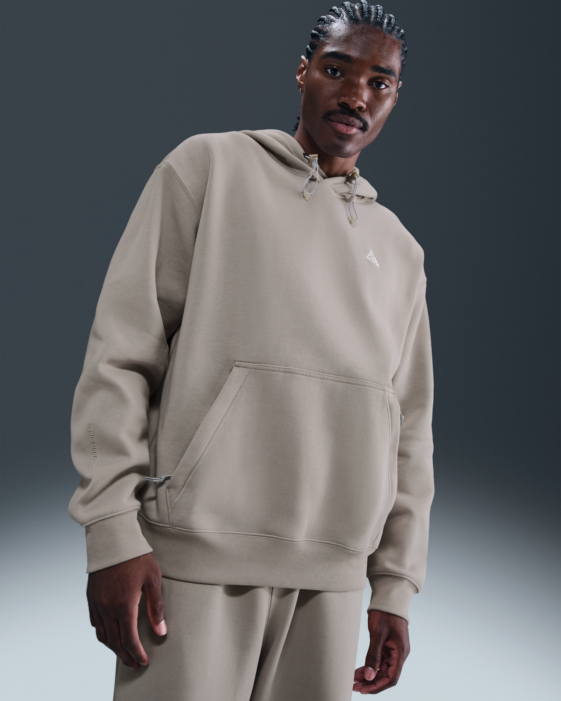 Nike ACG 'Tuff Fleece' Pullover Hoodie - College Grey/Football Grey/Summit White