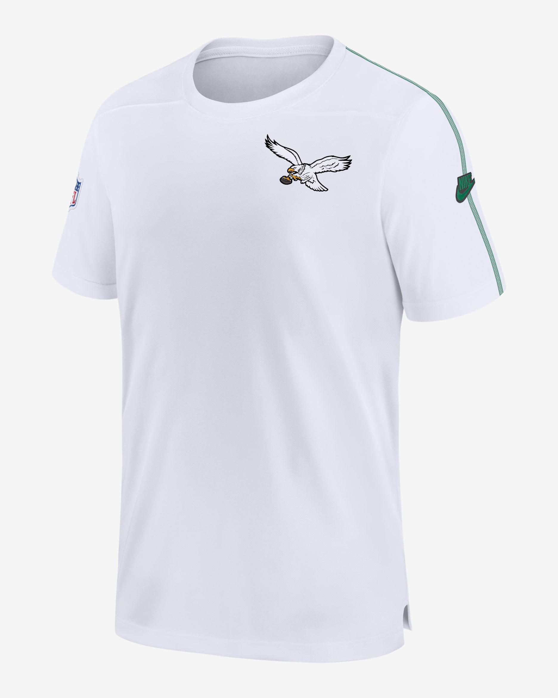 Philadelphia Eagles Sideline Coach Men's Nike Dri-FIT NFL Top - White