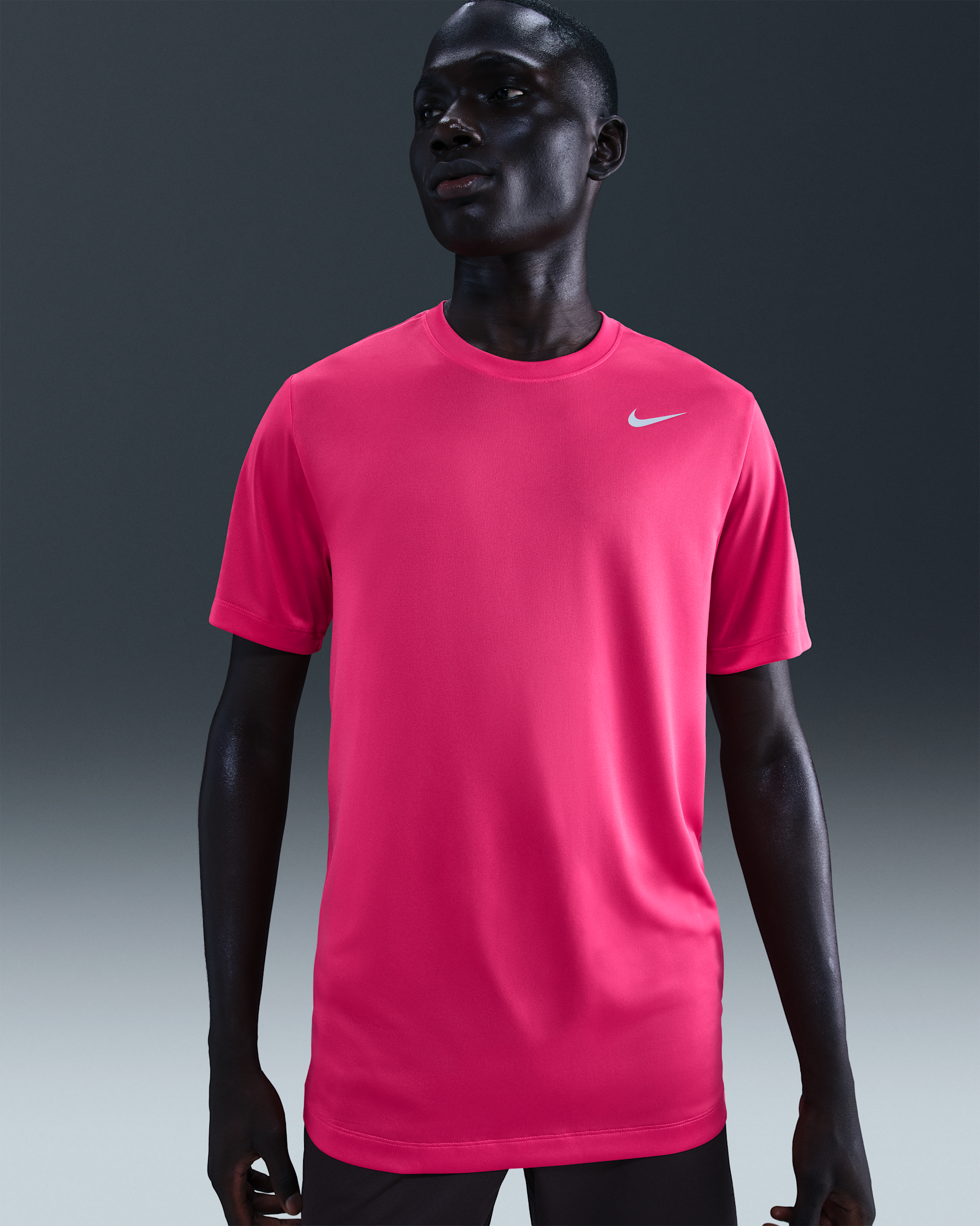 Nike Dri-FIT Legend Men's Fitness T-Shirt - Rush Pink/Matte Silver