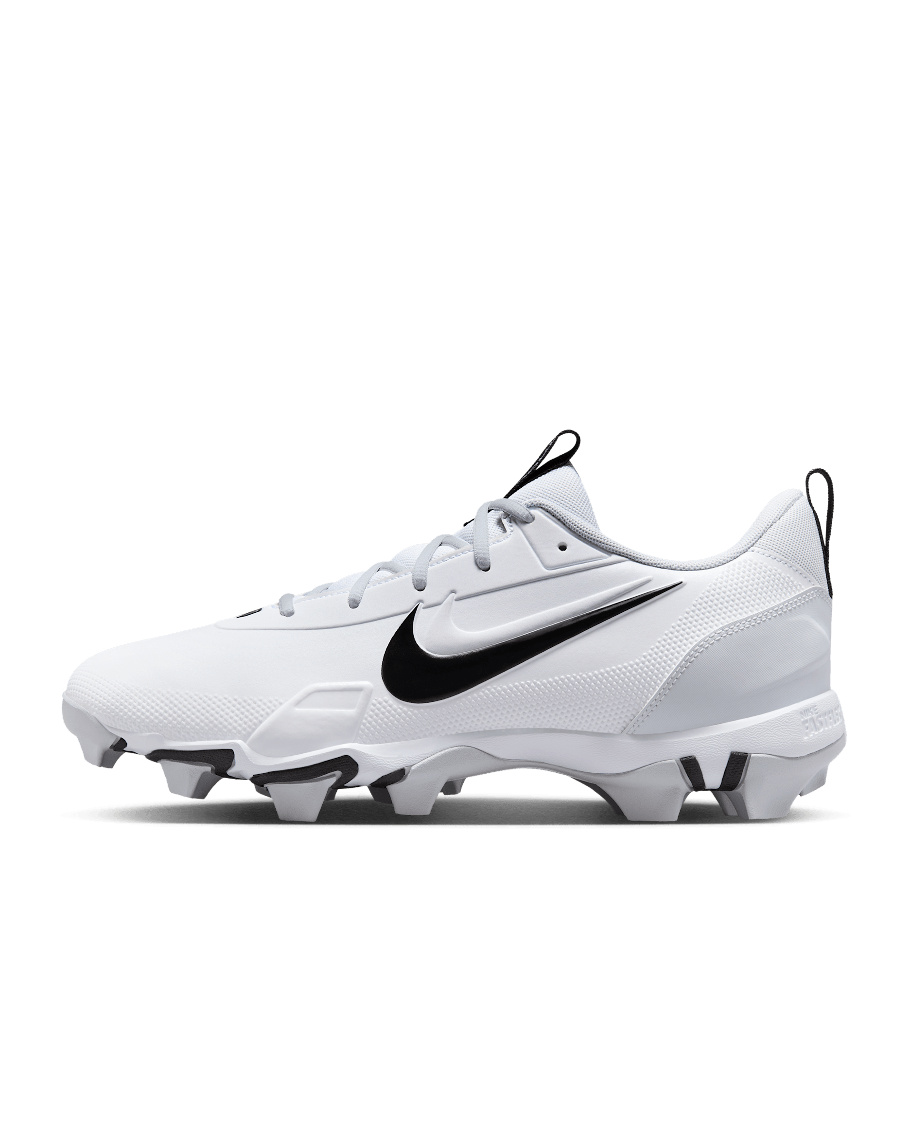Nike Force Trout 9 Keystone Baseball Cleats - White/Pure Platinum/Metallic Silver/Black