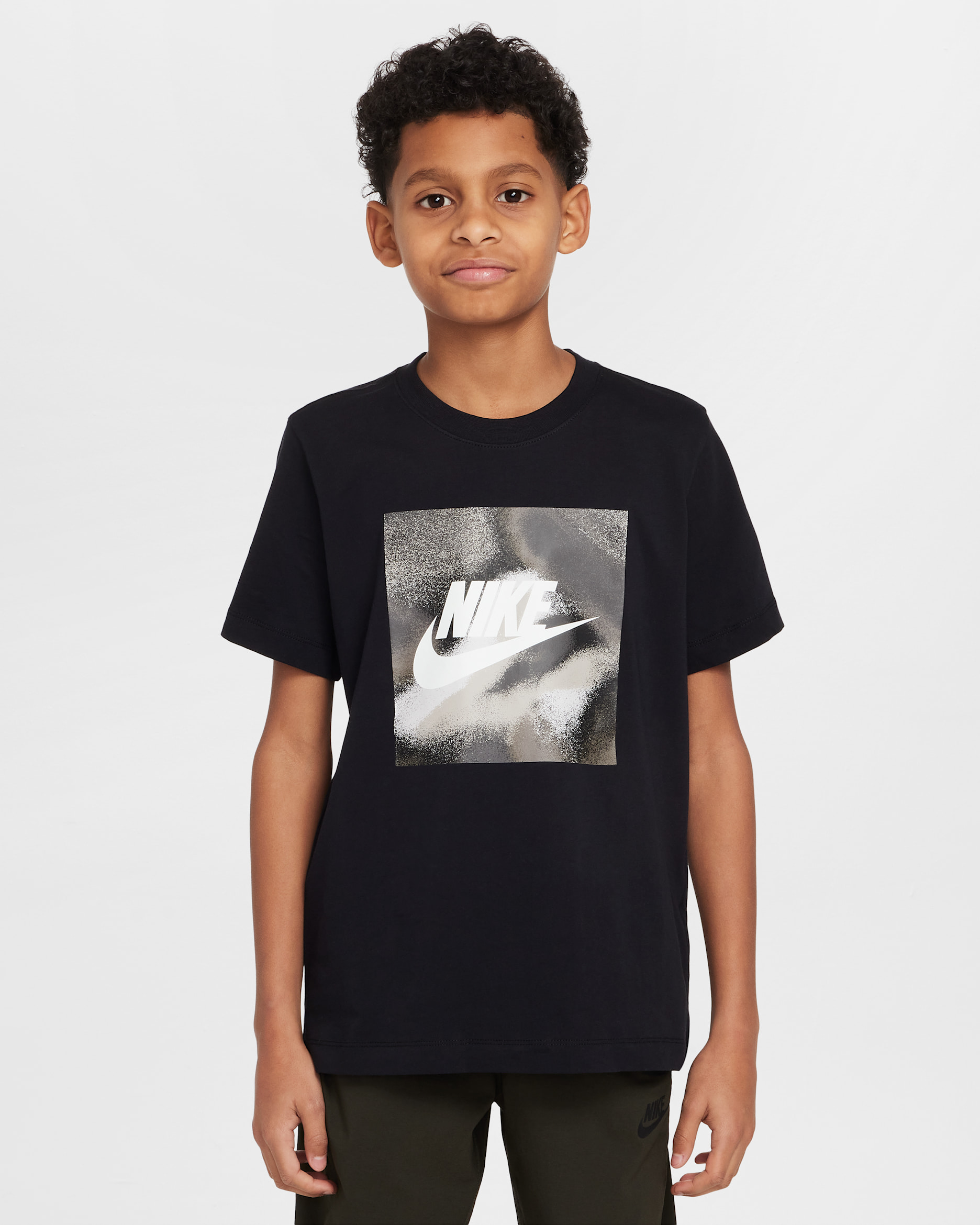 Nike Sportswear Big Kids' T-Shirt - Black