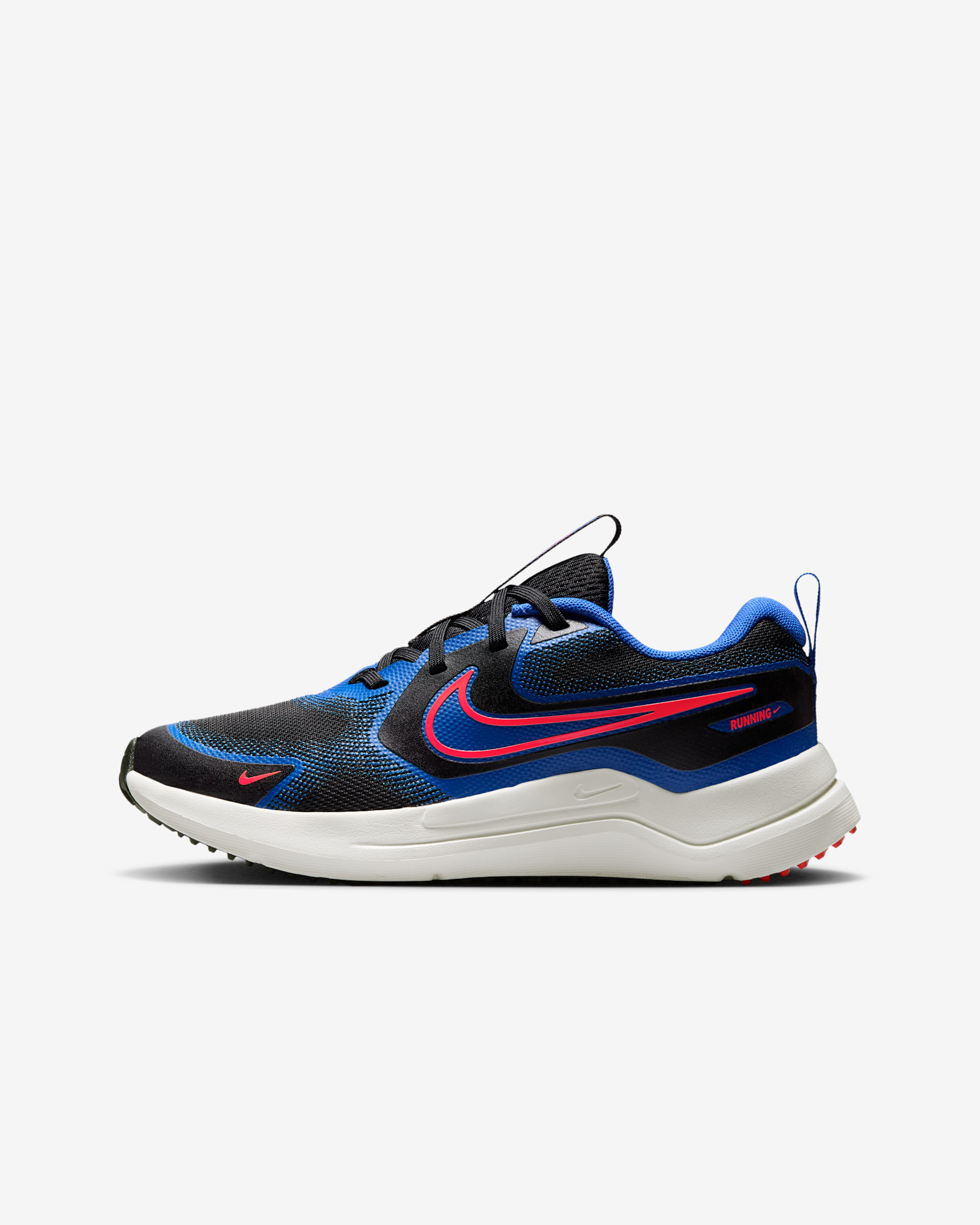 Nike Cosmic Runner Older Kids' Road Running Shoes - Black/Hyper Royal/Summit White/Bright Crimson