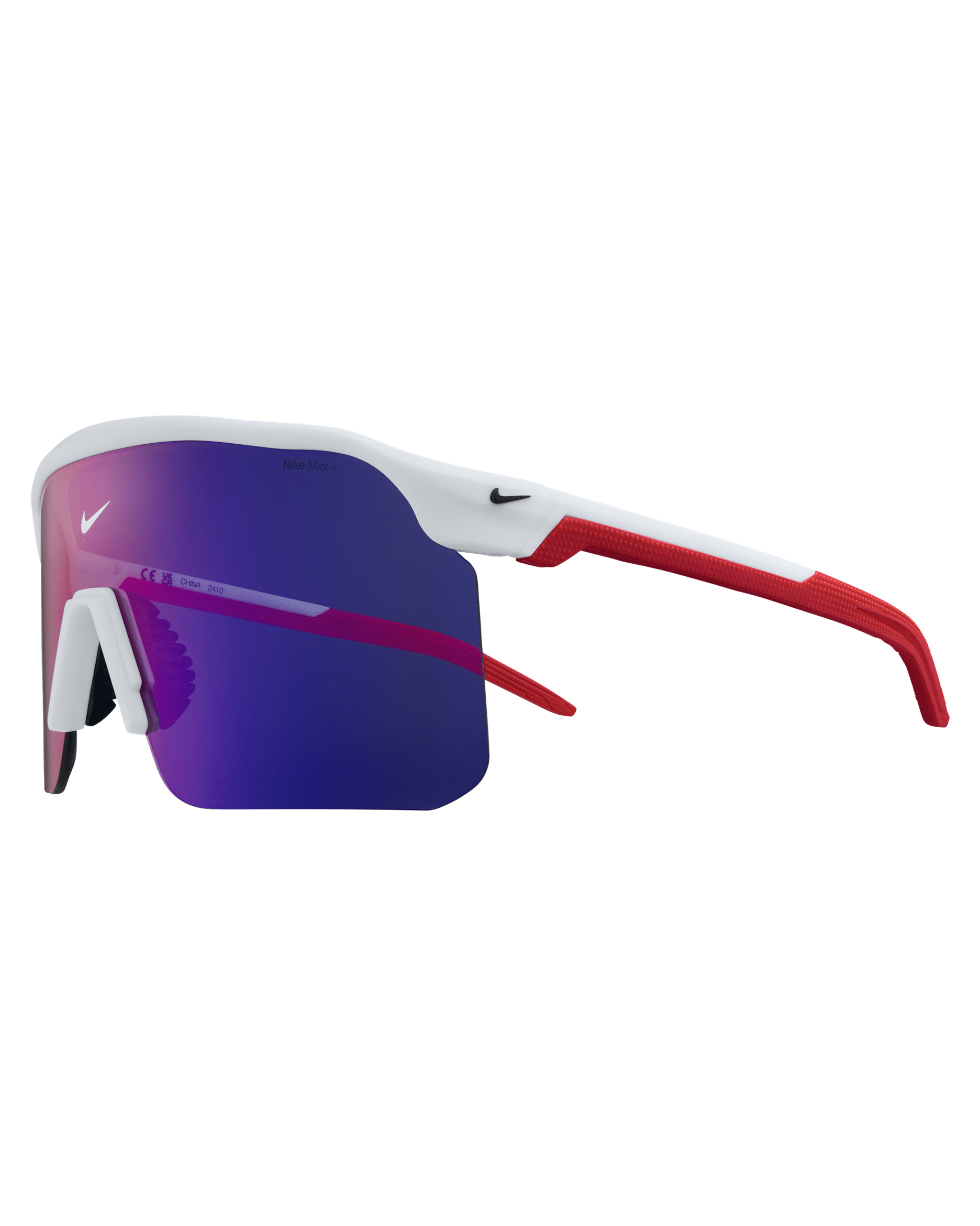 Lentes de sol Field Tint Nike Expedition Shield - Blanco/Rojo universitario