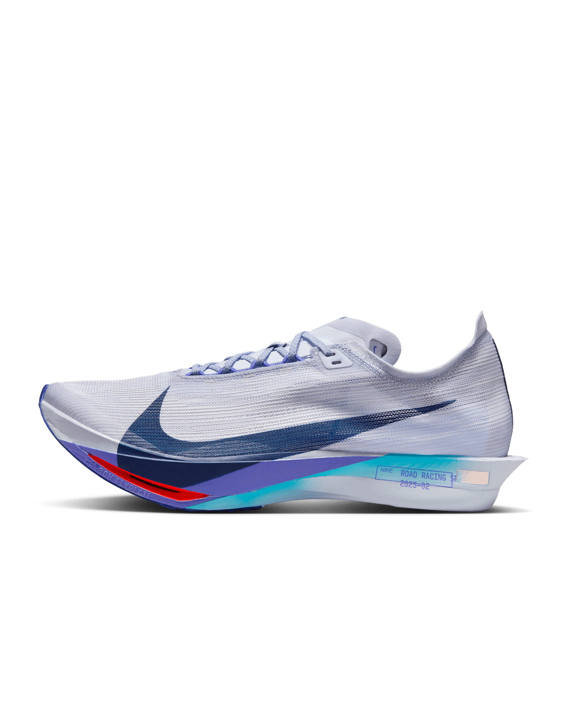 Nike Streakfly 2 Road Racing Shoes - Ghost/Persian Violet/Blue Lightning/Blue Void