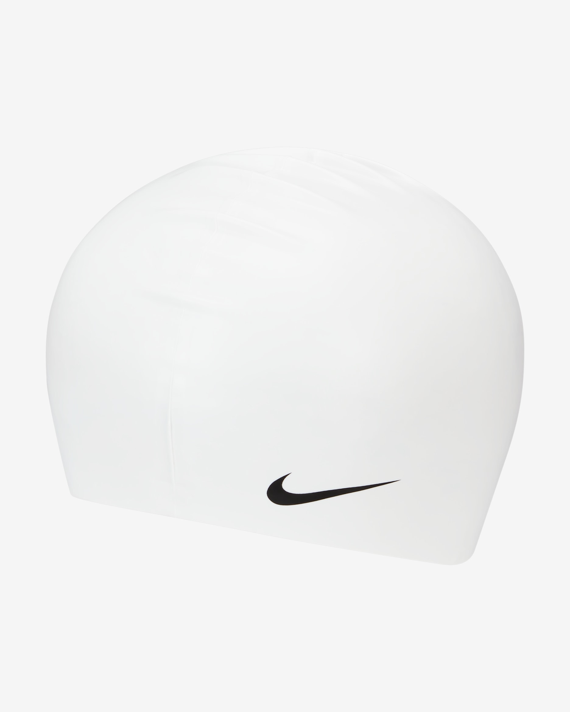 Gorra de natación Nike Swim Solid Silicone - Blanco/Negro